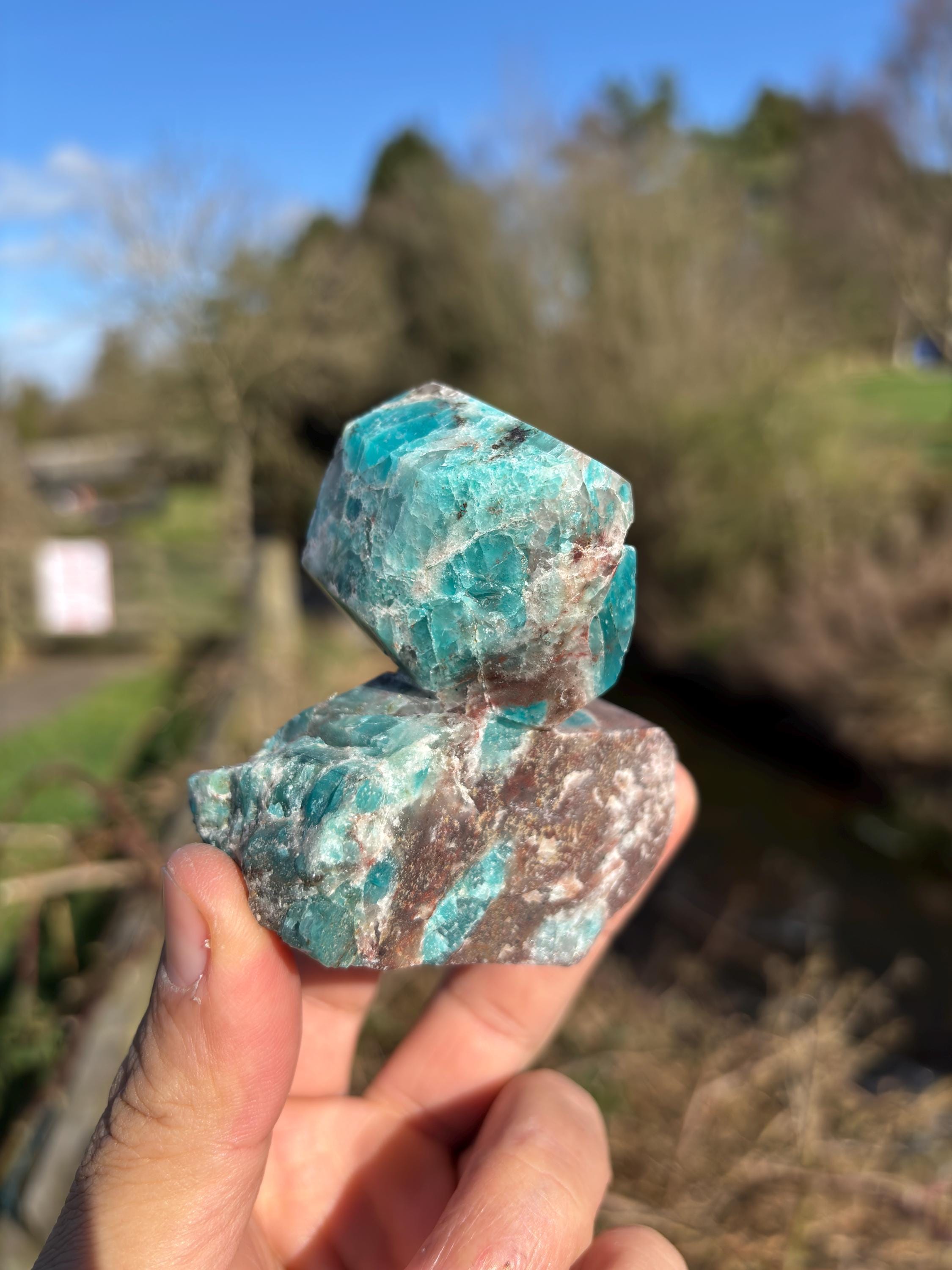 AMAZONITE Natural Polished Rough Mineral Specimens
