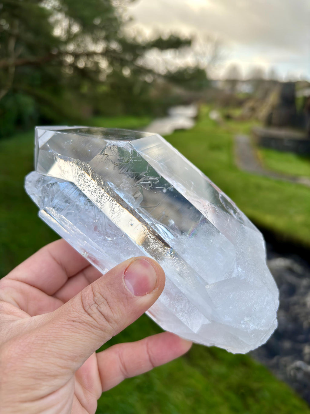 Extra Transparent Clear Quartz Point | Large Brazilian Collector Specimen 1kg