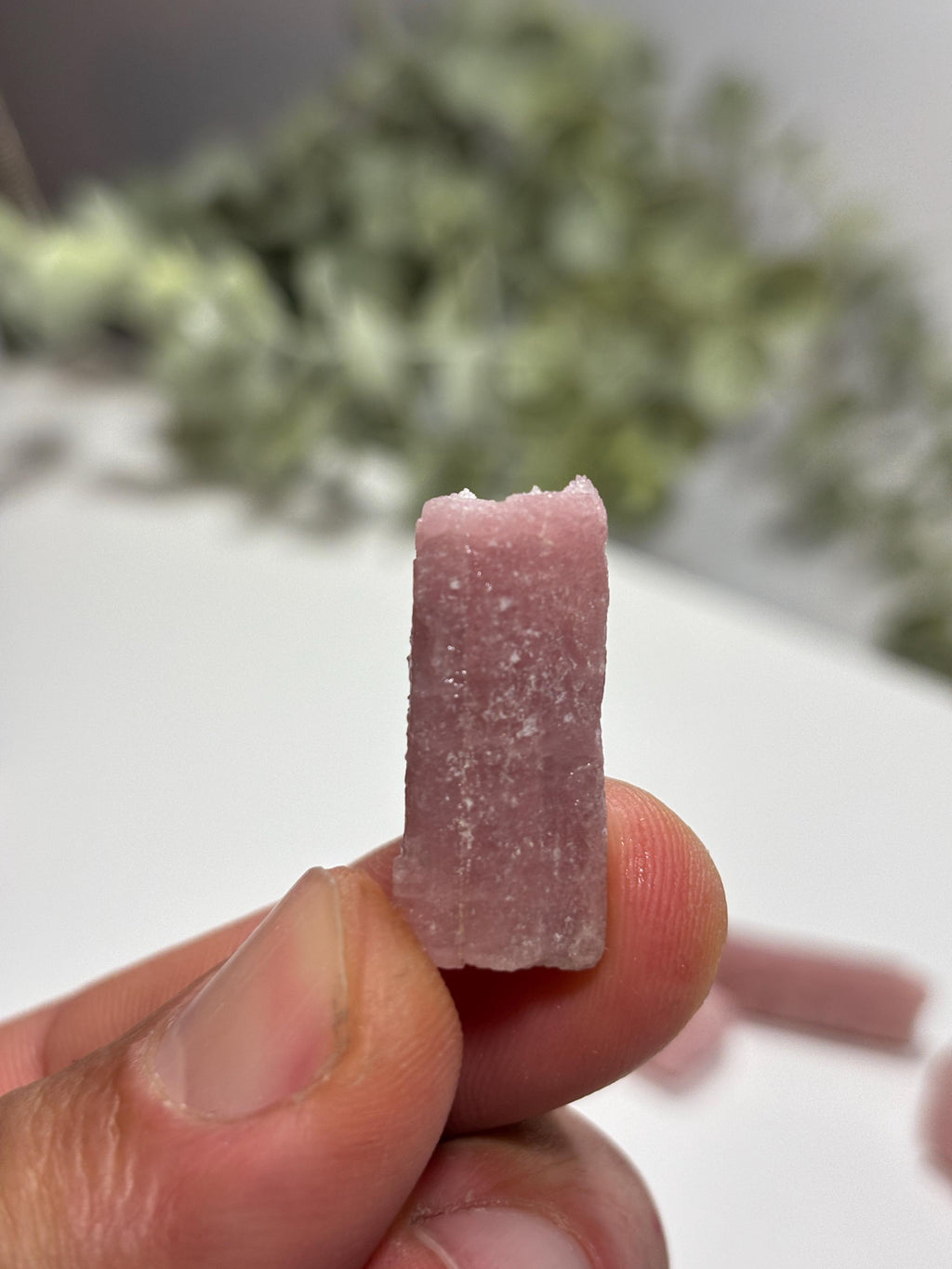 Raw Pink Tourmaline Crystal | Heart Chakra Healing Stone