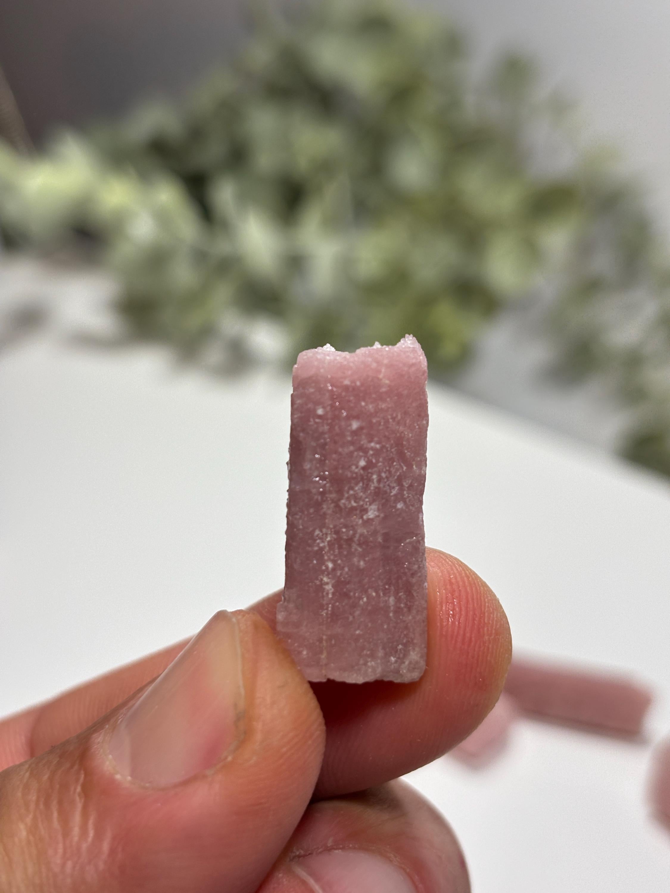 Raw Pink Tourmaline Crystal | Heart Chakra Healing Stone
