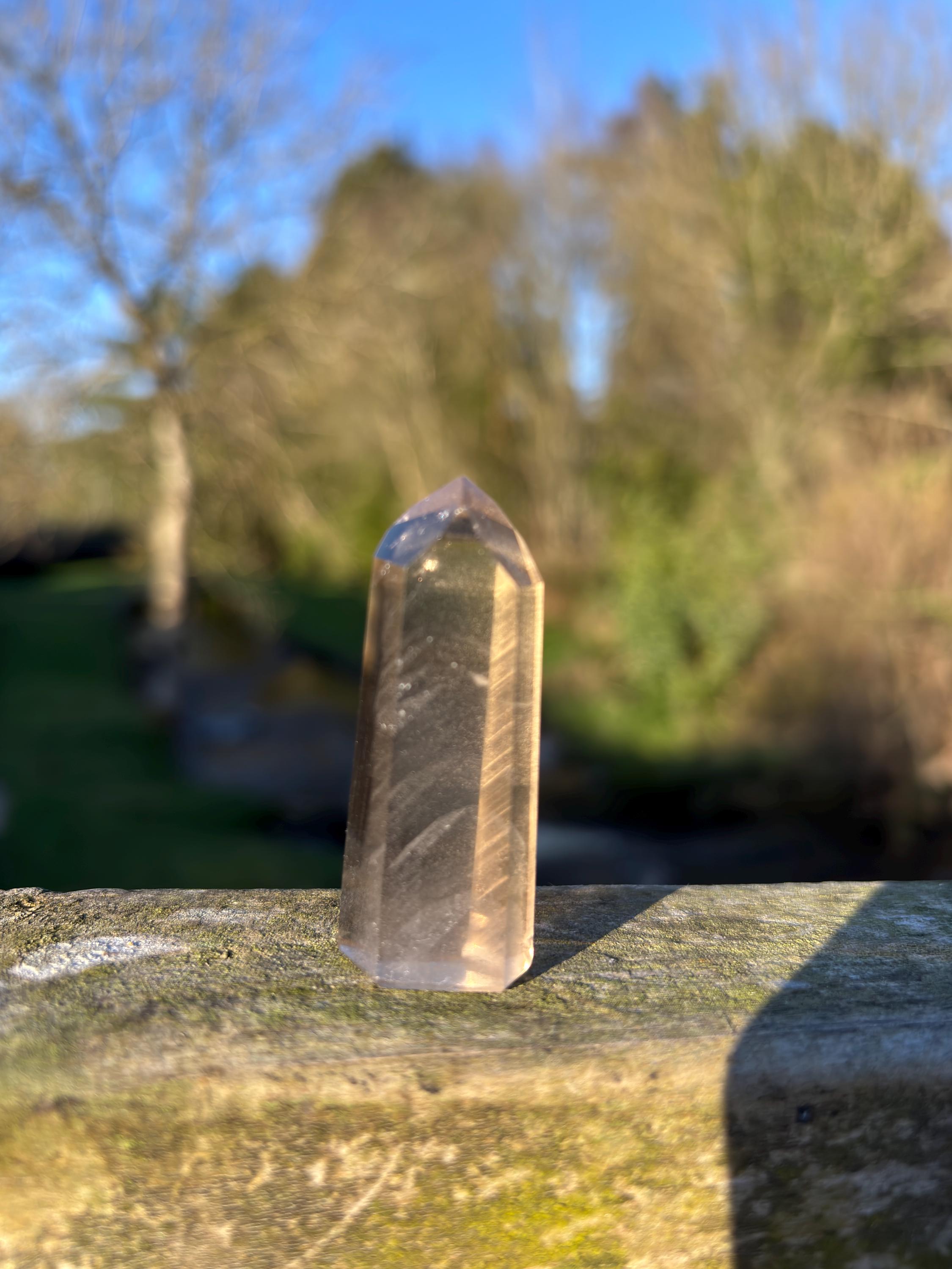 Natural Citrine Tower | Aracuaí Brazil Crystal | Genuine Citrine Point | Abundance Stone | Polished Quartz High Quality Healing Crystal