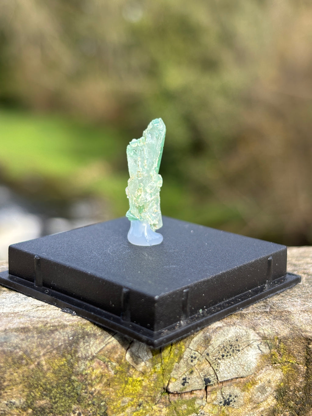 Paraiba Tourmaline Crystal | Natural Blue Gemstone | Rare Collector Mineral | Display Specimen Box