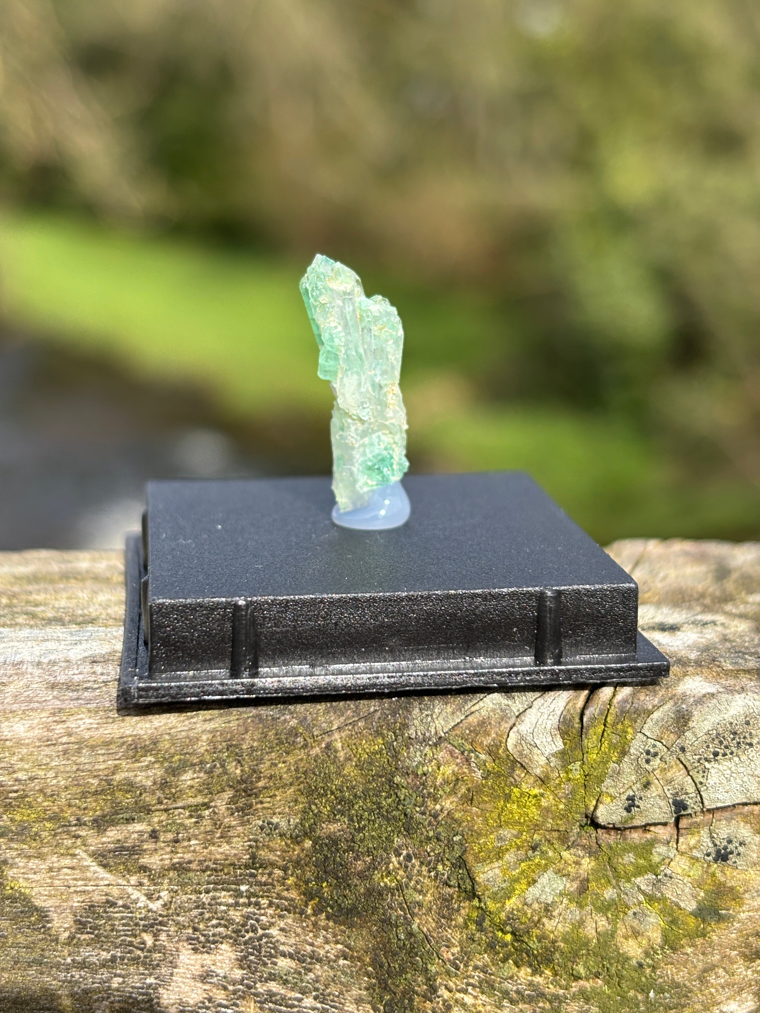 Paraiba Tourmaline Crystal | Natural Blue Gemstone | Rare Collector Mineral | Display Specimen Box