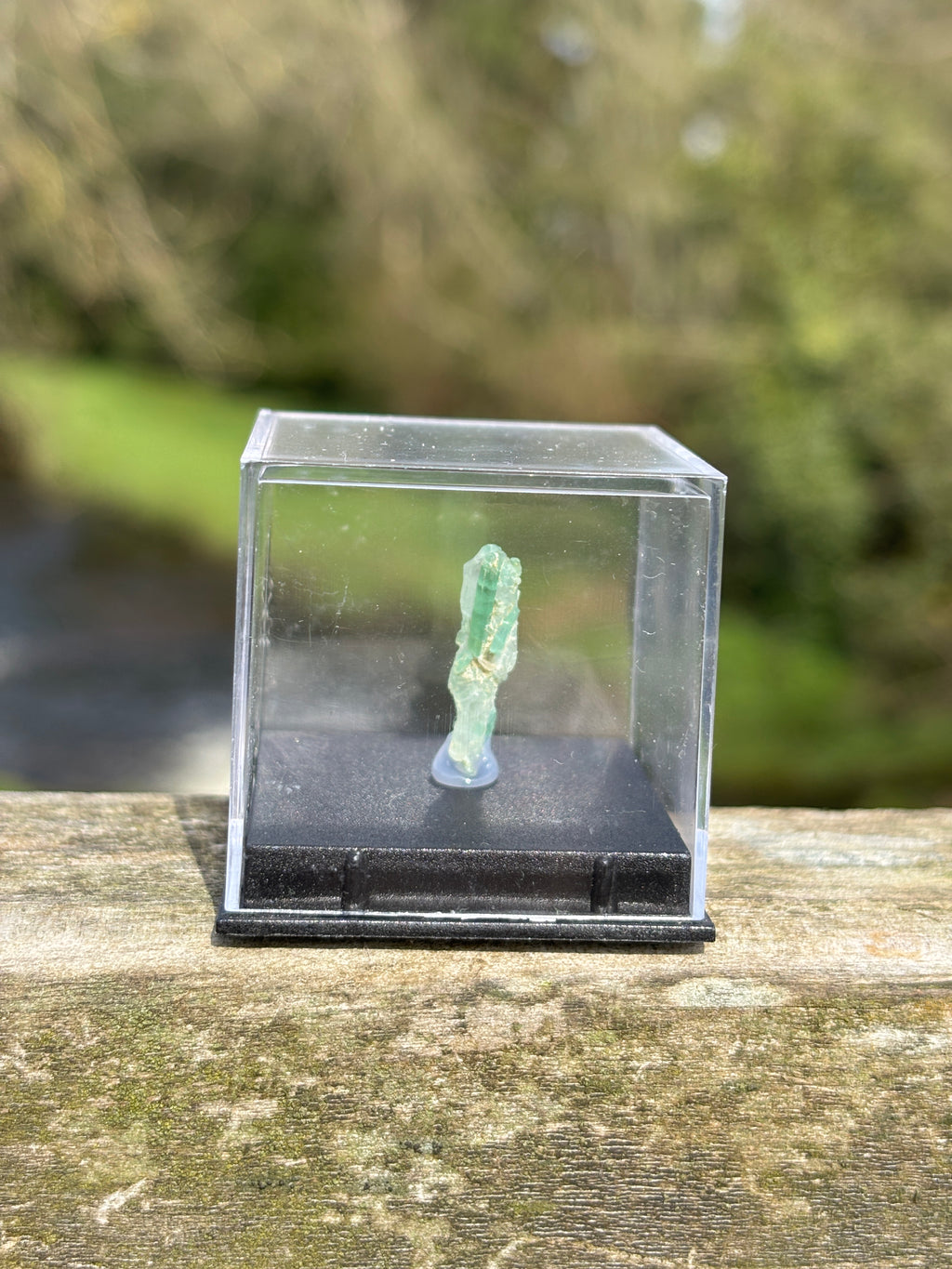 Paraiba Tourmaline Crystal | Natural Blue Gemstone | Rare Collector Mineral | Display Specimen Box