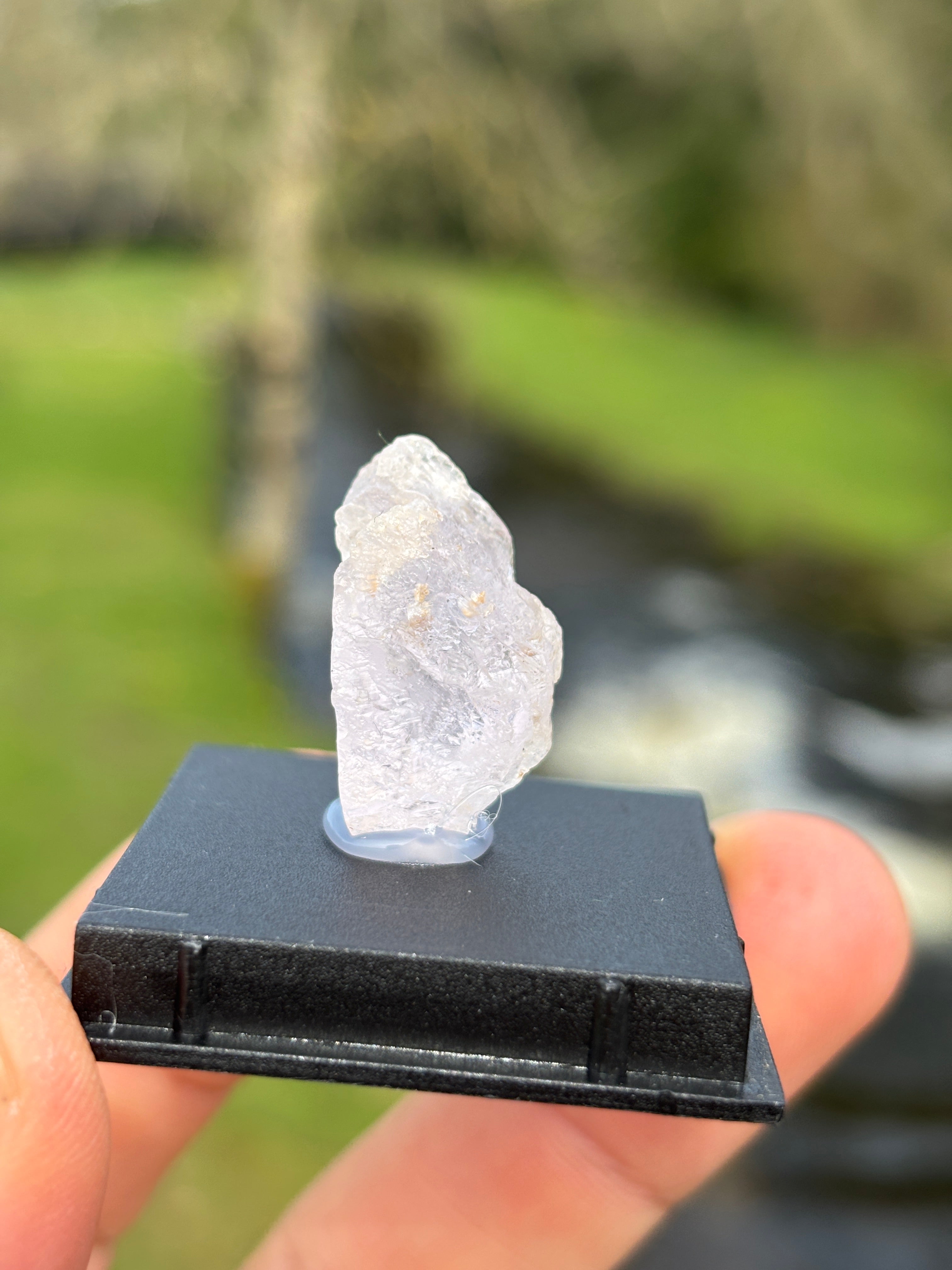 Kunzite Rough Crystal | Natural Pink Healing Stone | Heart Chakra Mineral | Collector Specimen in Display Box