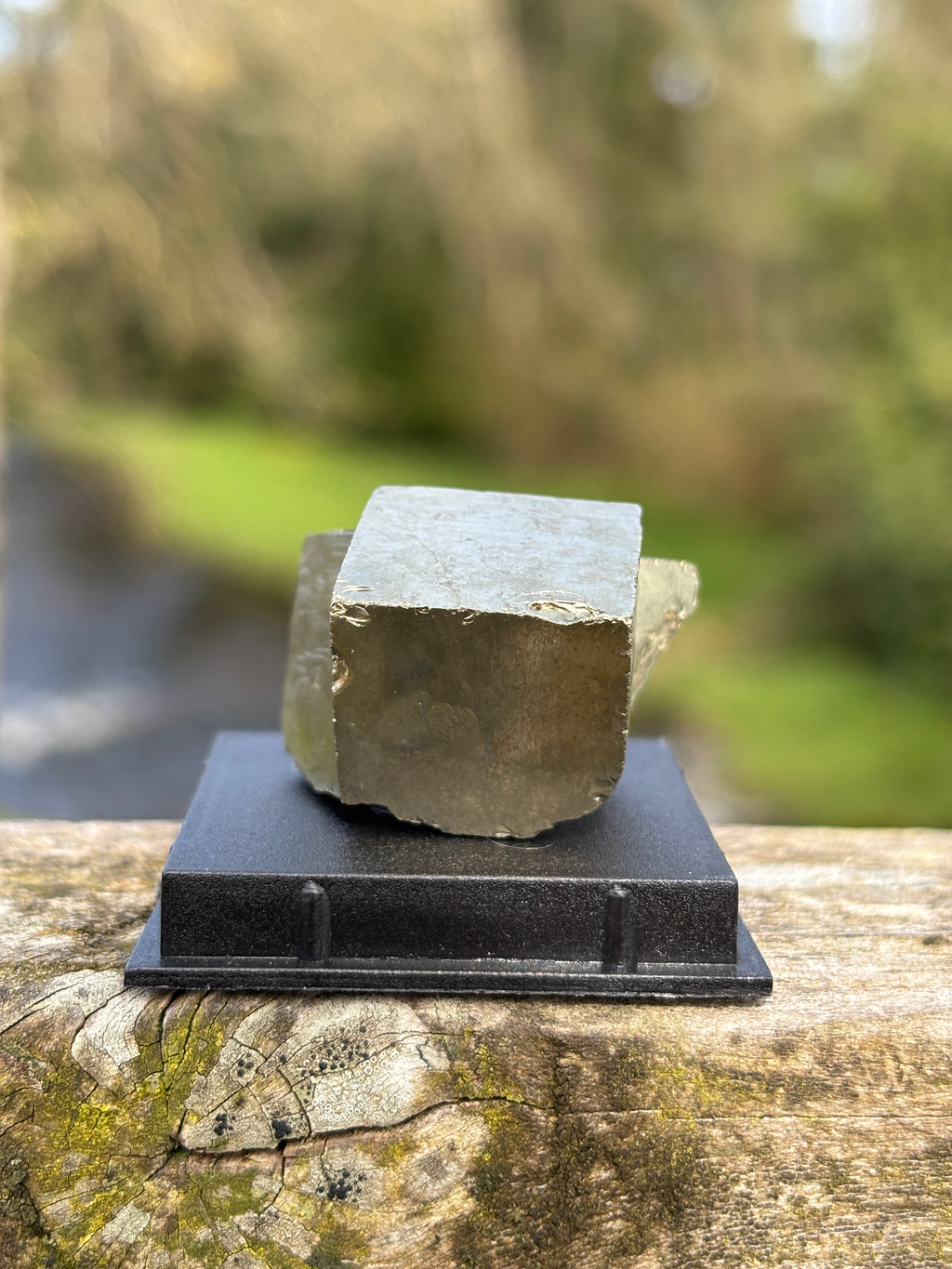 Pyrite Cube | Natural Fool’s Gold Crystal | Geometric Mineral Specimen | Protection & Abundance Stone