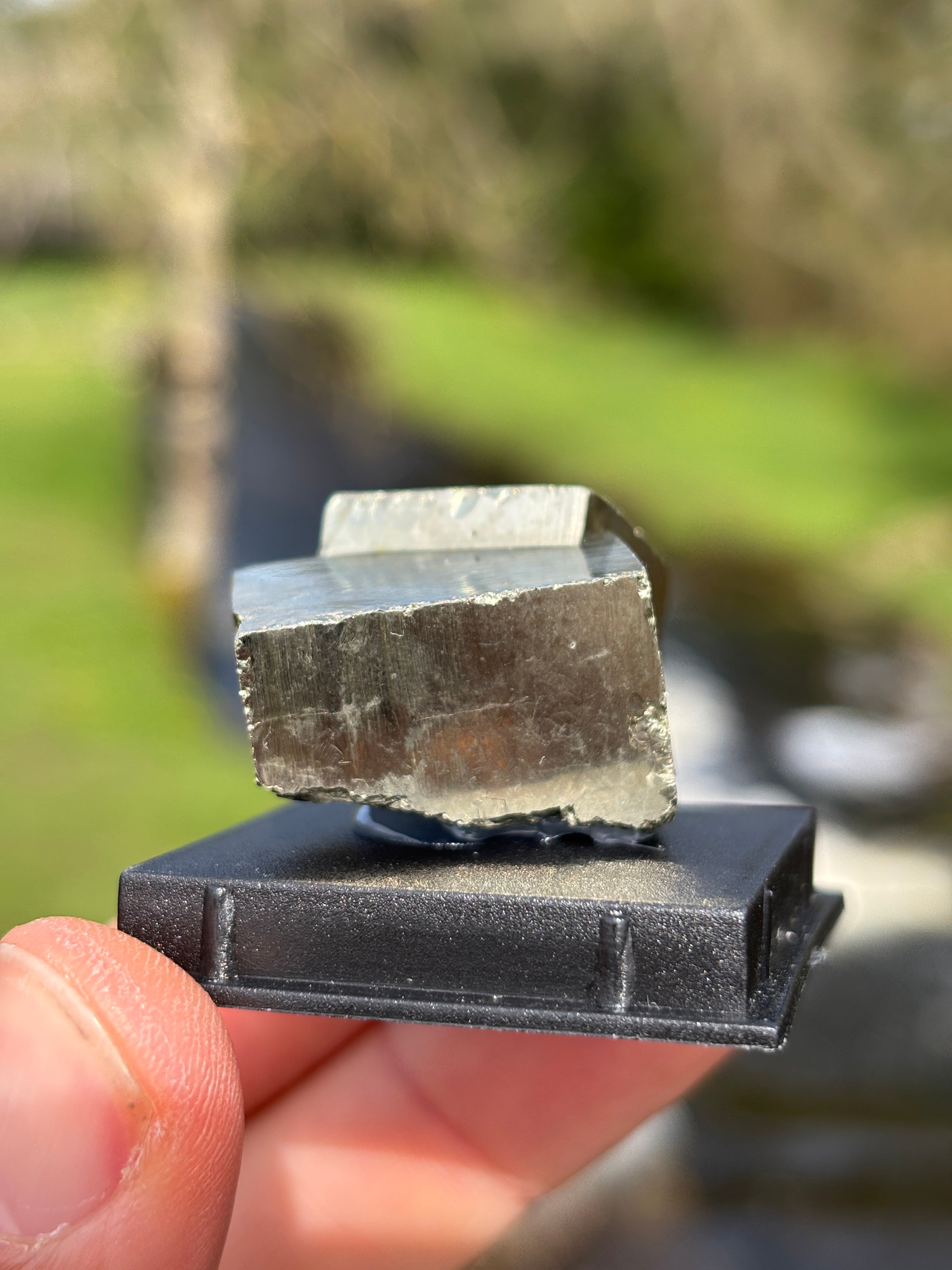 Pyrite Cube | Natural Fool’s Gold Crystal | Geometric Mineral Specimen | Protection & Abundance Stone