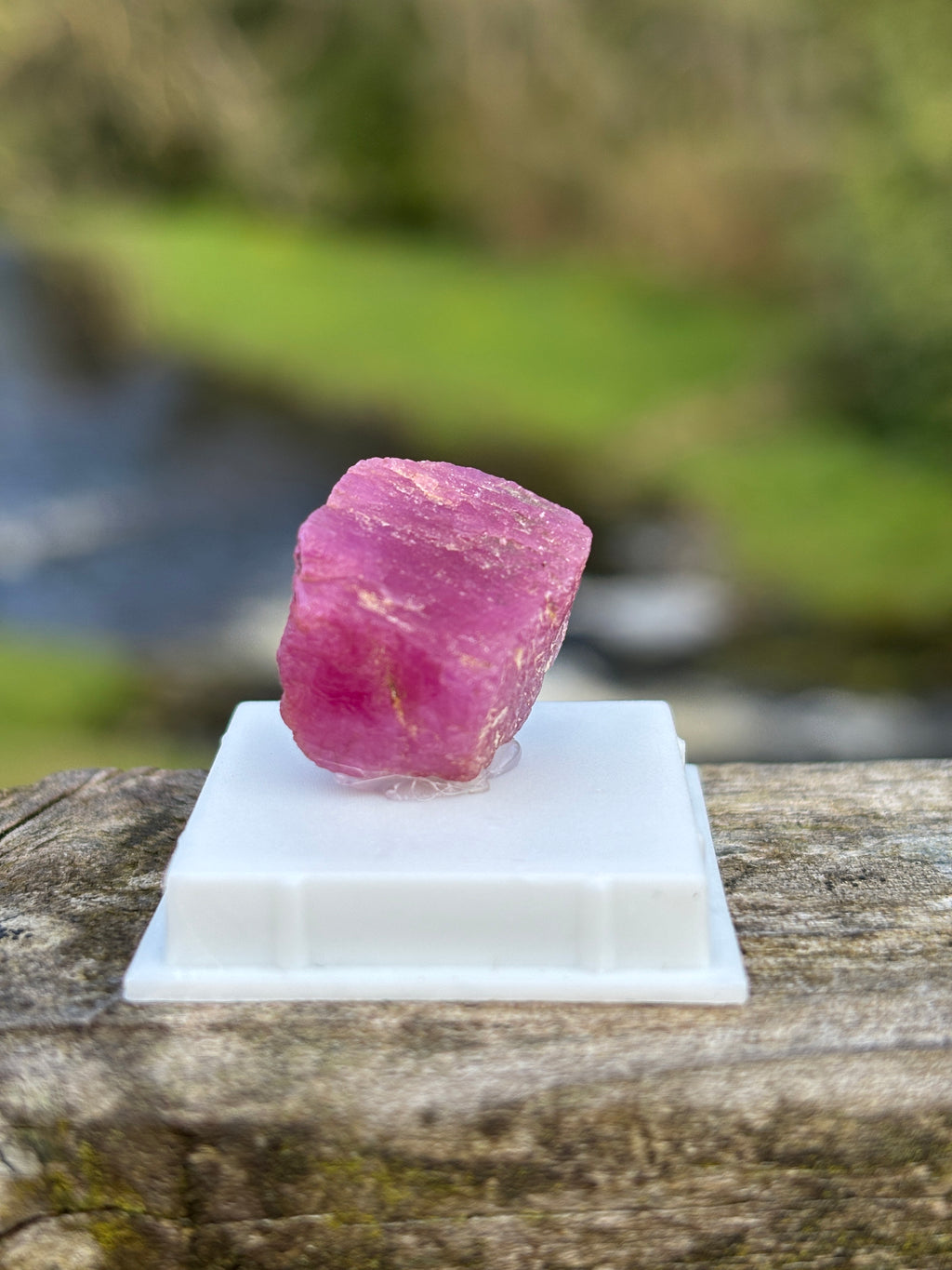 Raw Ruby Crystal | Natural Corundum Gemstone | Red Healing Stone | Collector Mineral | Rough Ruby
