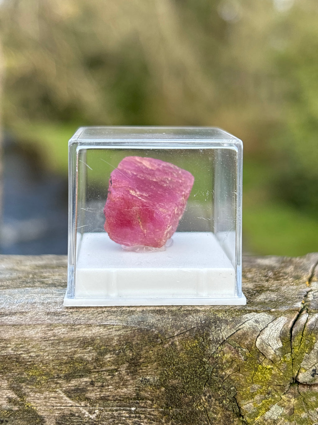 Raw Ruby Crystal | Natural Corundum Gemstone | Red Healing Stone | Collector Mineral | Rough Ruby