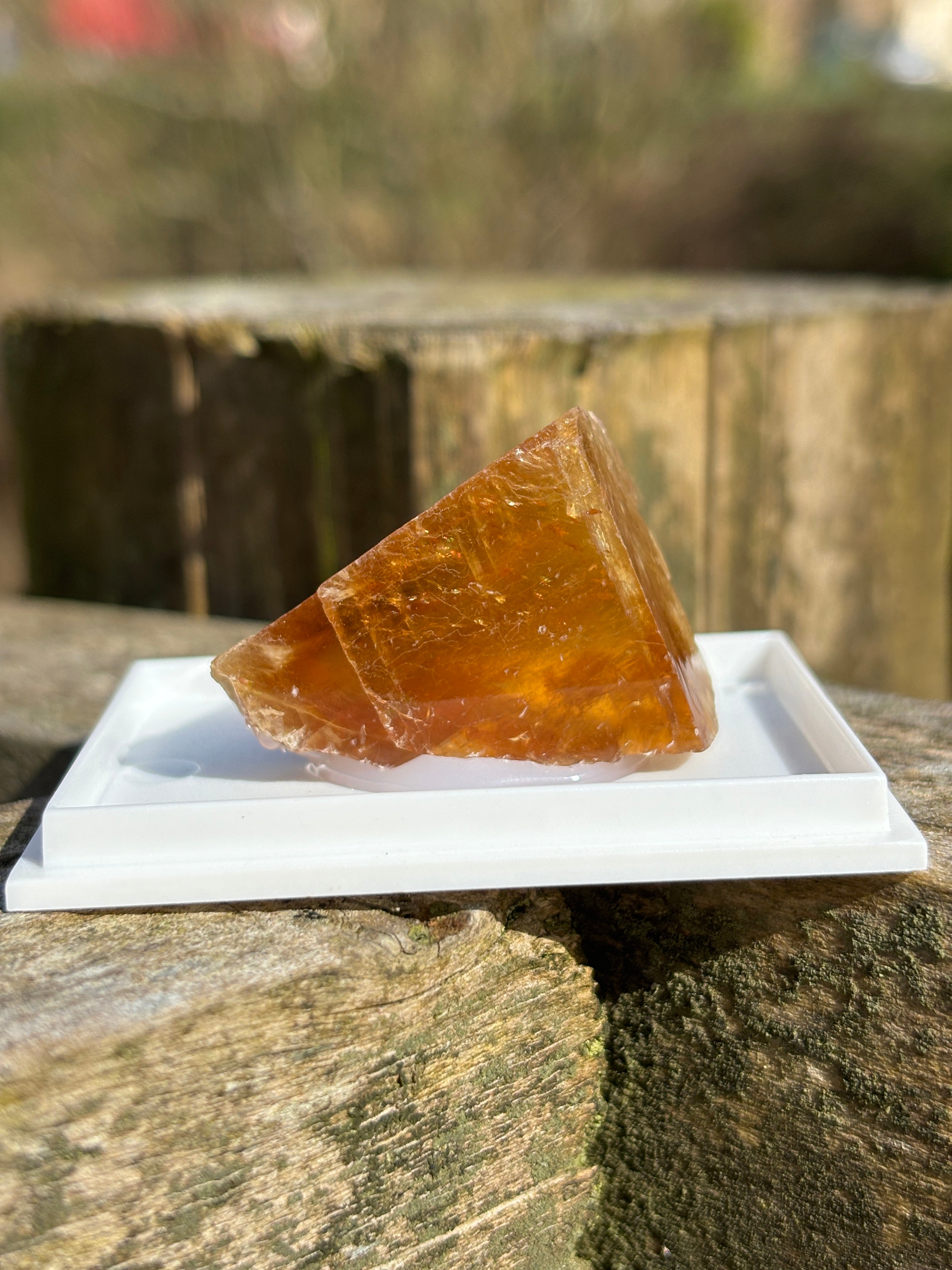 Honey Calcite Crystal | Natural Golden Healing Stone | Solar Plexus Energy Crystal | Raw Mineral Specimen