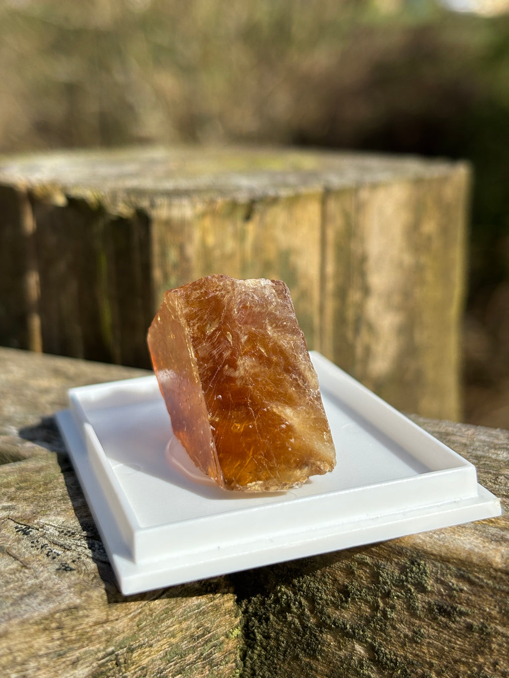 Honey Calcite Crystal | Natural Golden Healing Stone | Solar Plexus Energy Crystal | Raw Mineral Specimen