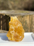 Orange Calcite Crystal | Raw Healing Stone | Sacral Chakra Energy | Natural Orange Mineral | Crystal Decor