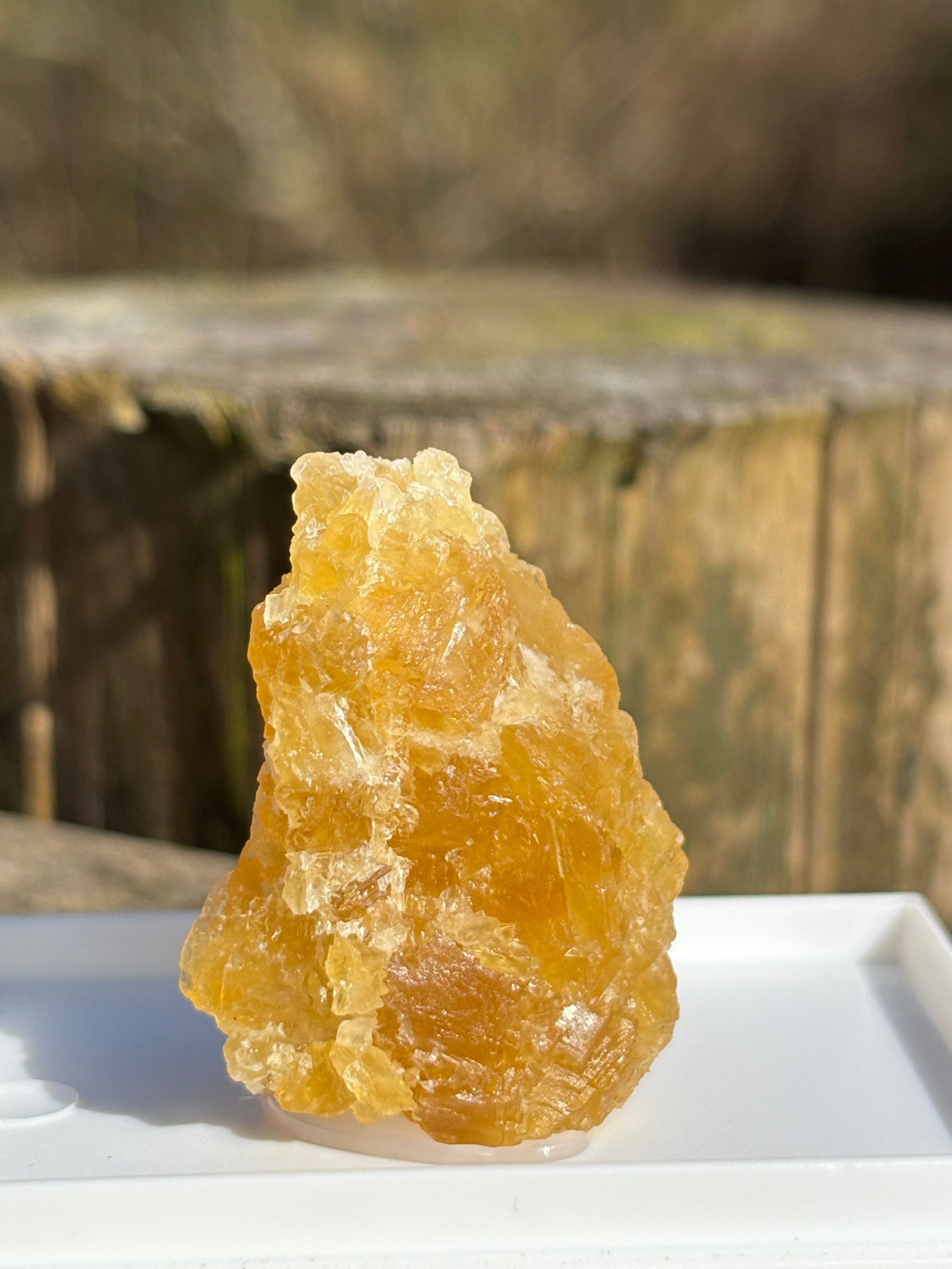 Orange Calcite Crystal | Raw Healing Stone | Sacral Chakra Energy | Natural Orange Mineral | Crystal Decor