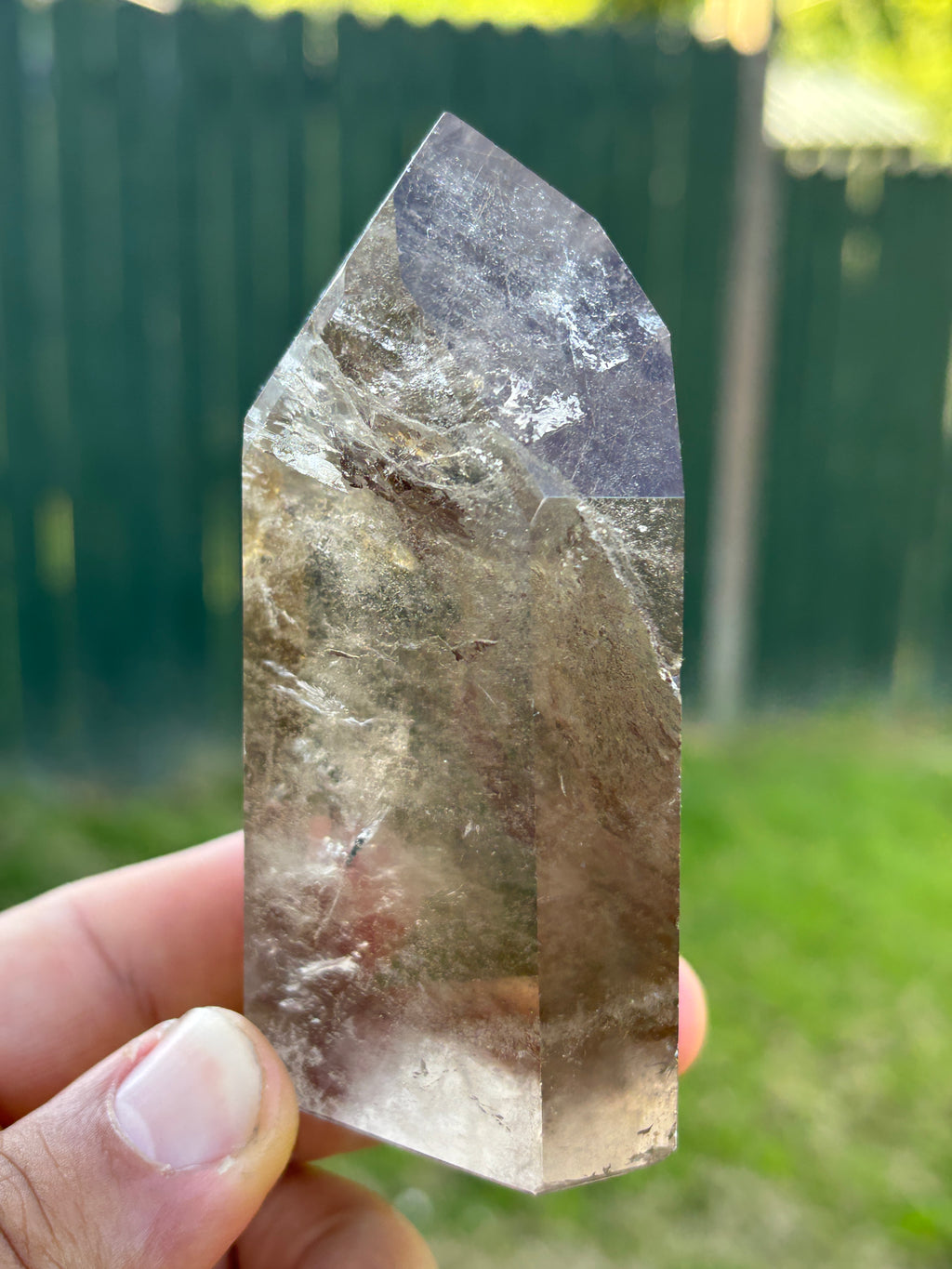 Large Smoky Quartz Tower | Natural Polished Brazilian Crystal Point | Collector Mineral Specimen | Home Decor Crystal