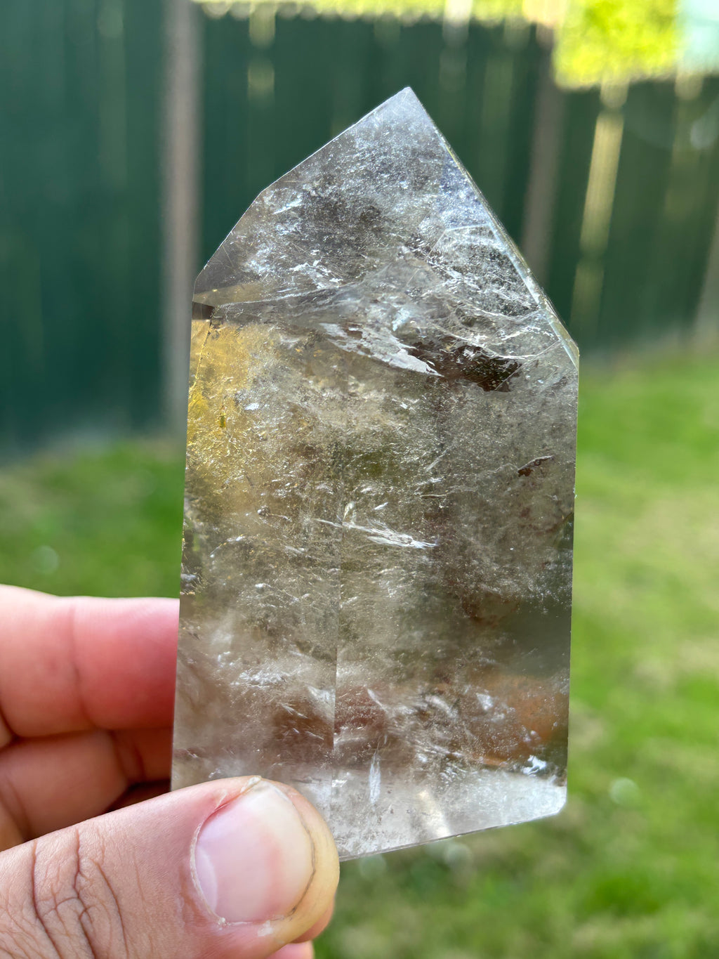 Large Smoky Quartz Tower | Natural Polished Brazilian Crystal Point | Collector Mineral Specimen | Home Decor Crystal