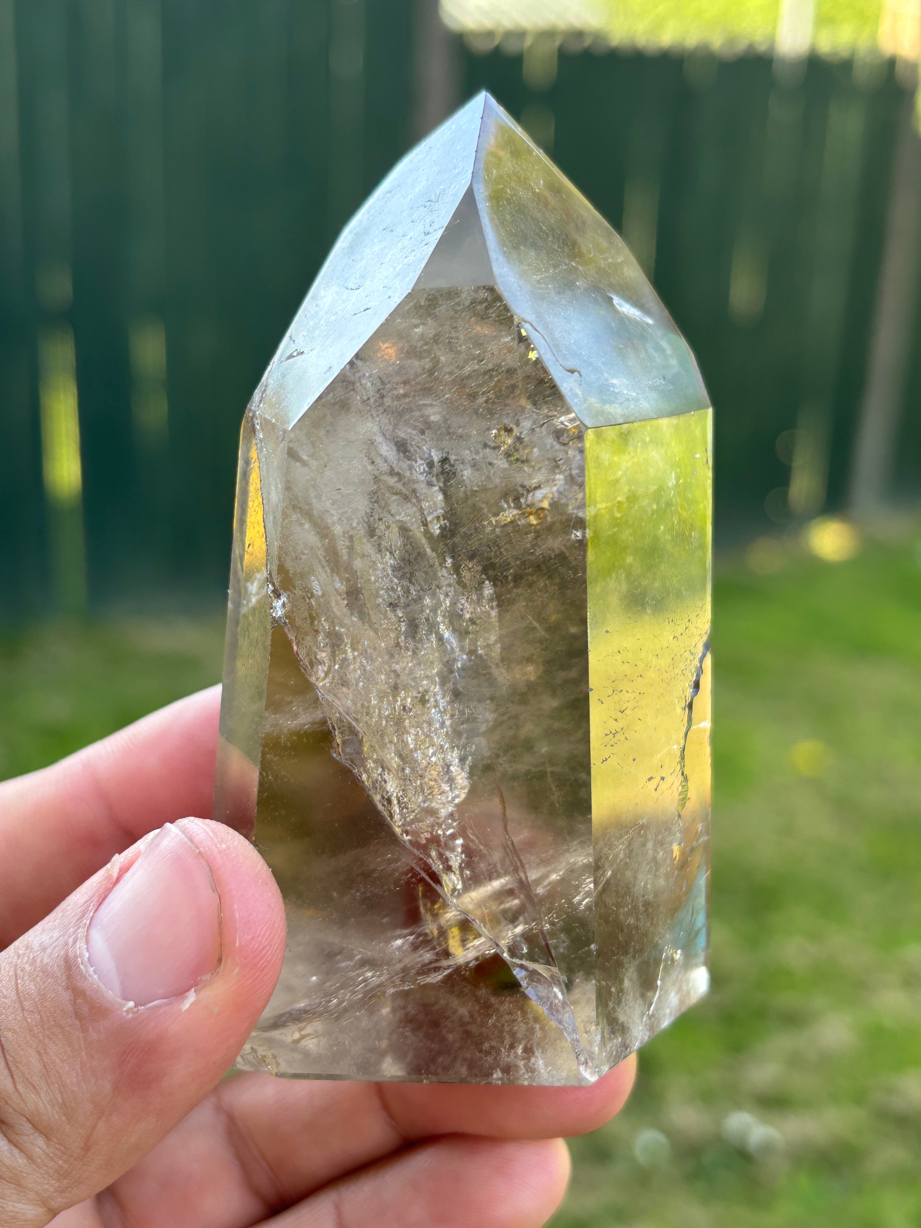 Large Smoky Quartz Tower | Natural Polished Brazilian Crystal Point | Collector Mineral Specimen | Home Decor Crystal