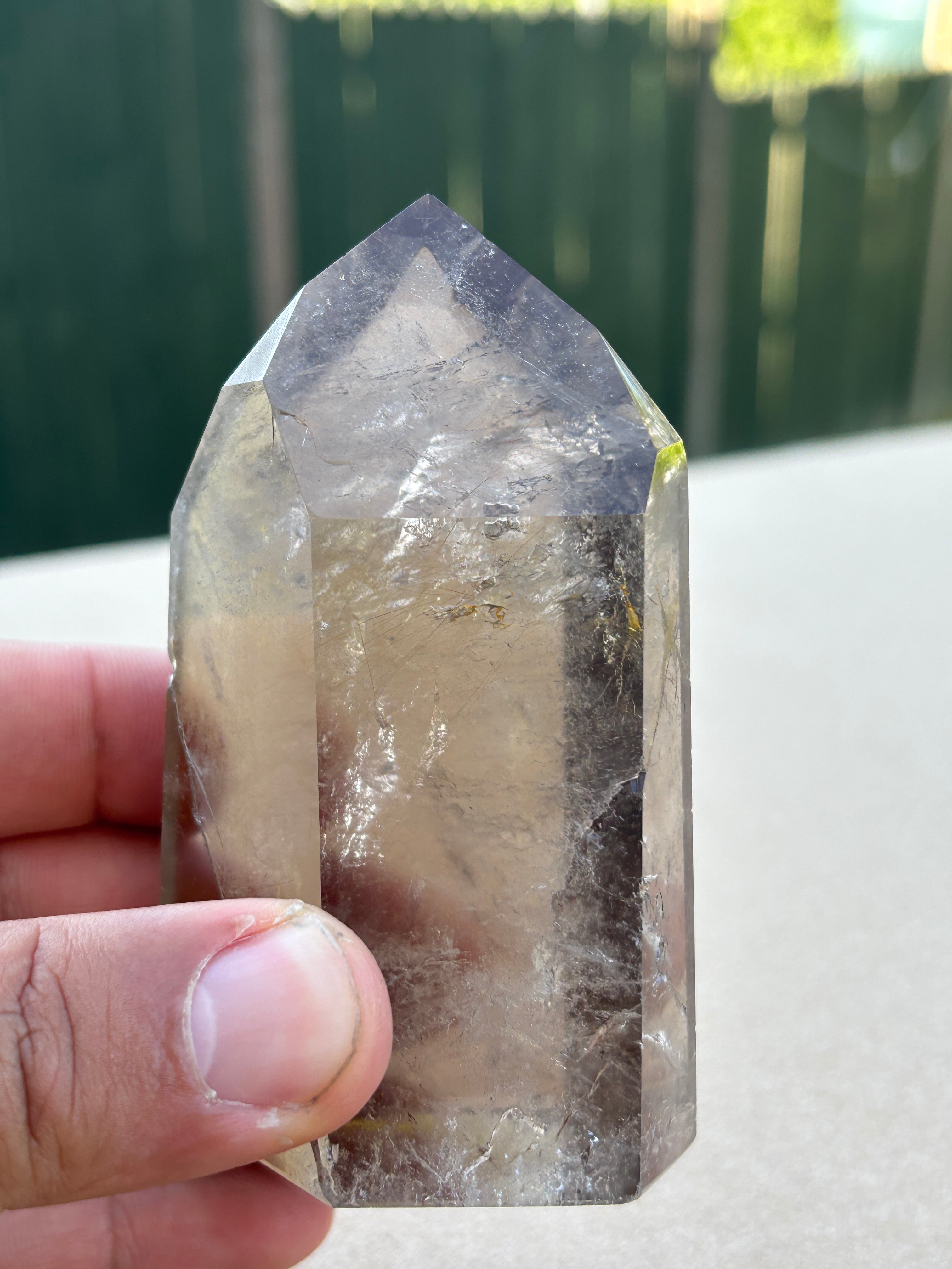 Large Smoky Quartz Tower | Natural Polished Brazilian Crystal Point | Collector Mineral Specimen | Home Decor Crystal