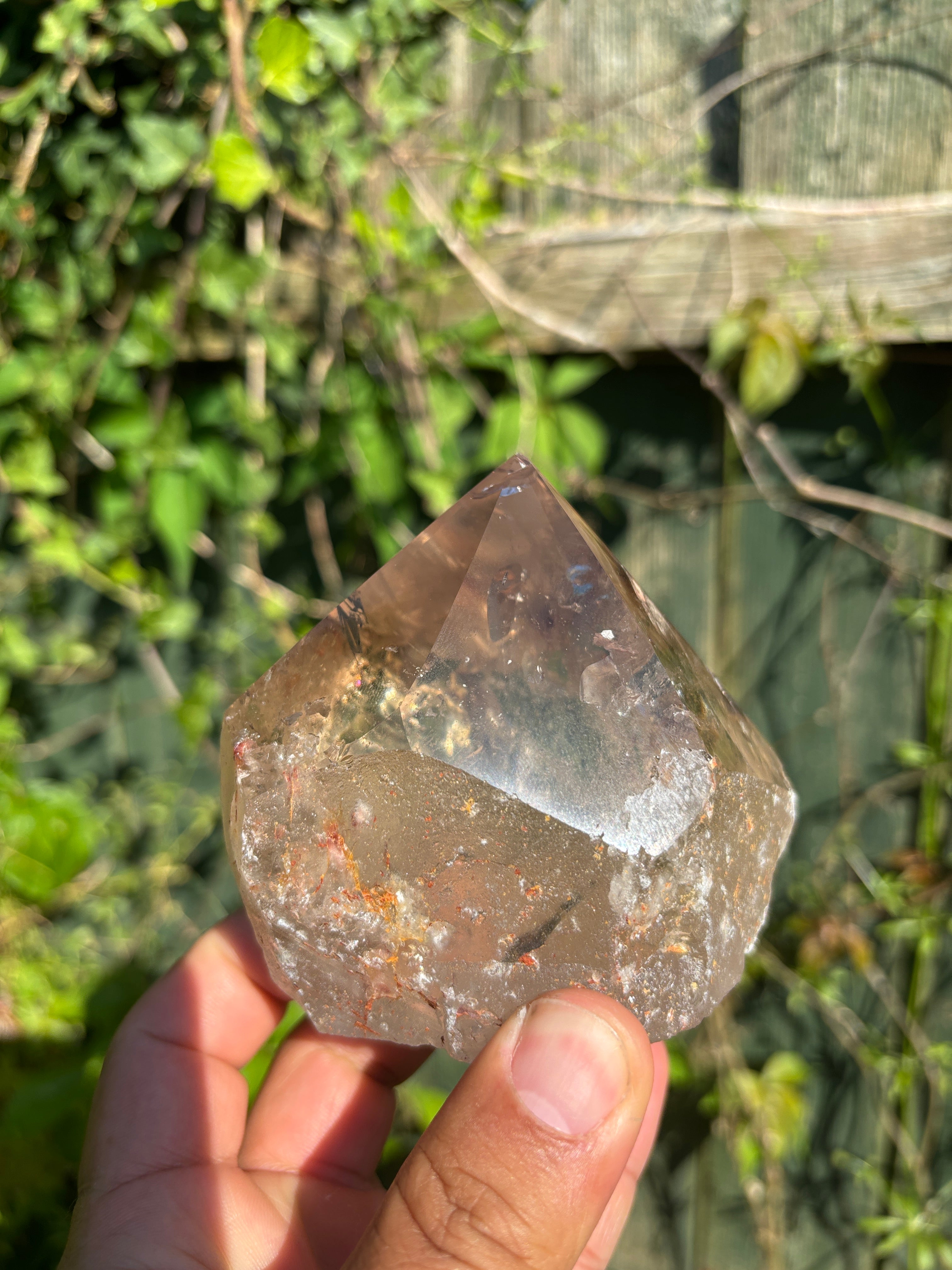 Smoky Quartz Cut Base | Extra Quality Brazilian Crystal | Polished Free Standing Mineral Specimen | Home Decor