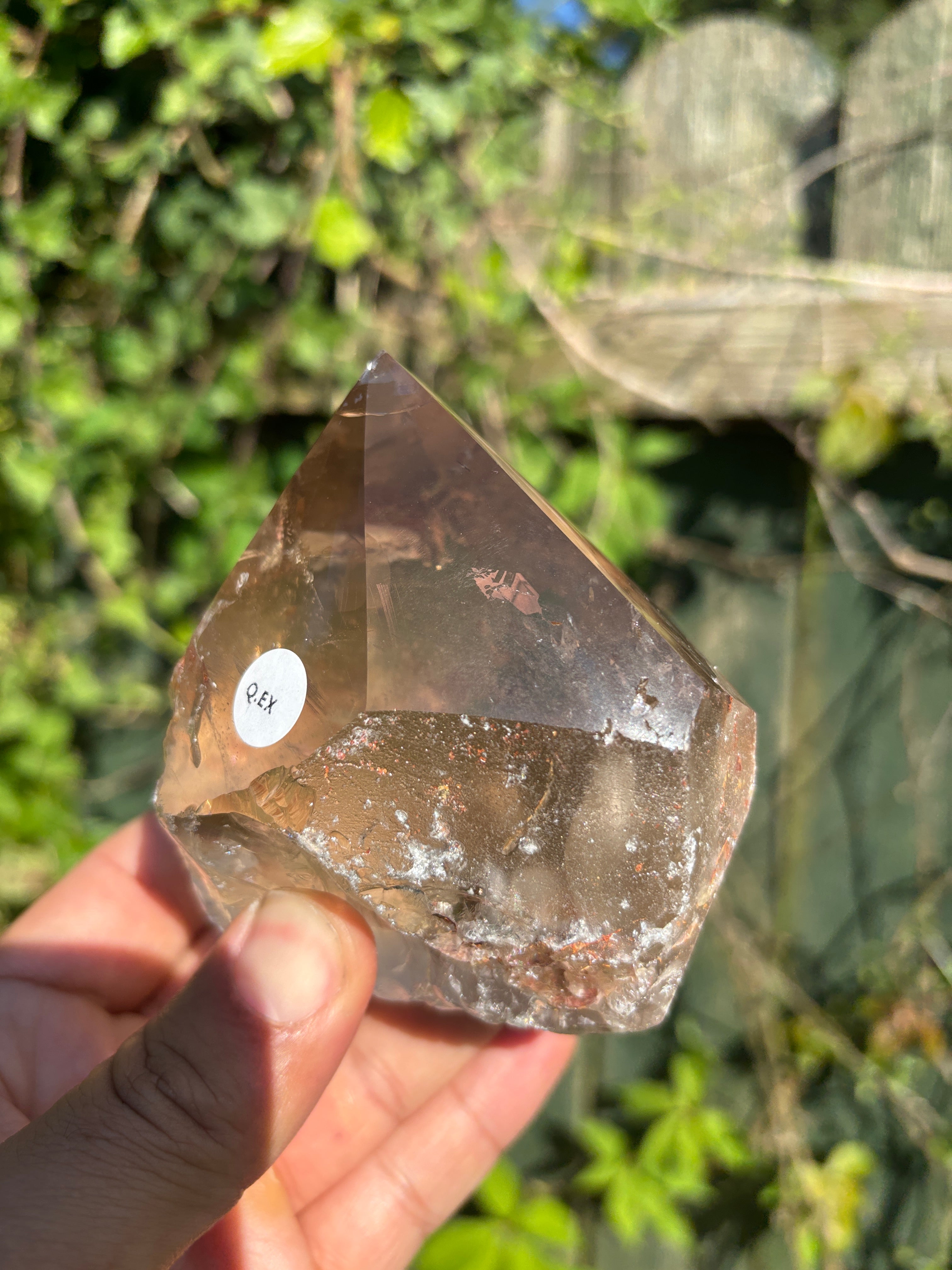 Smoky Quartz Cut Base | Extra Quality Brazilian Crystal | Polished Free Standing Mineral Specimen | Home Decor