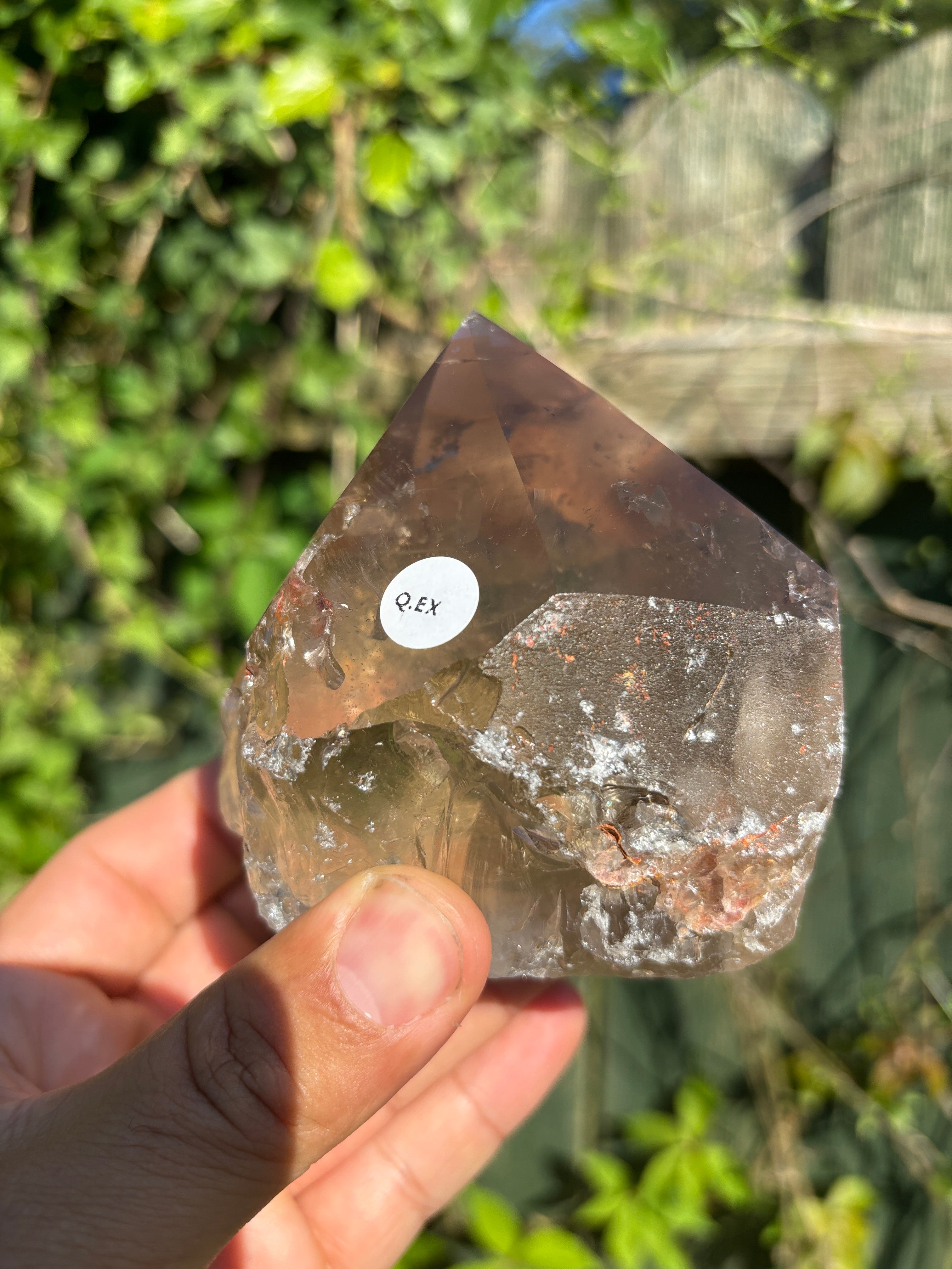 Smoky Quartz Cut Base | Extra Quality Brazilian Crystal | Polished Free Standing Mineral Specimen | Home Decor