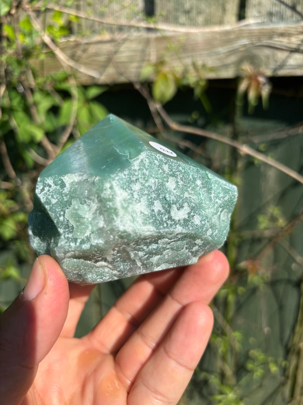 Green Quartz Cut Base | Extra Quality Brazilian Crystal | Polished Free Standing Mineral Specimen | Home Decor