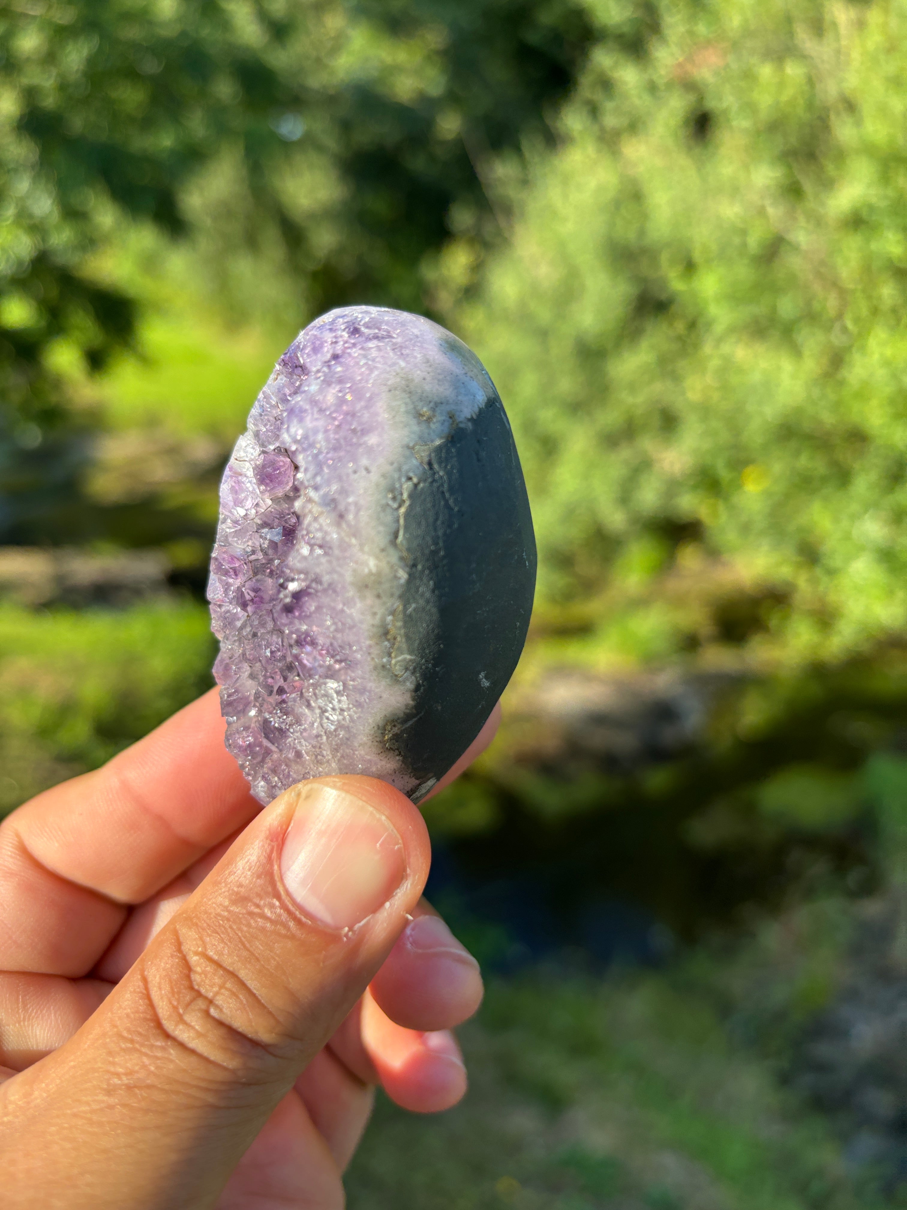Stunning Egg Shape Amethyst Geode | Extra Quality Deep Purple Brazilian Crystal | Luxury Mineral Specimen