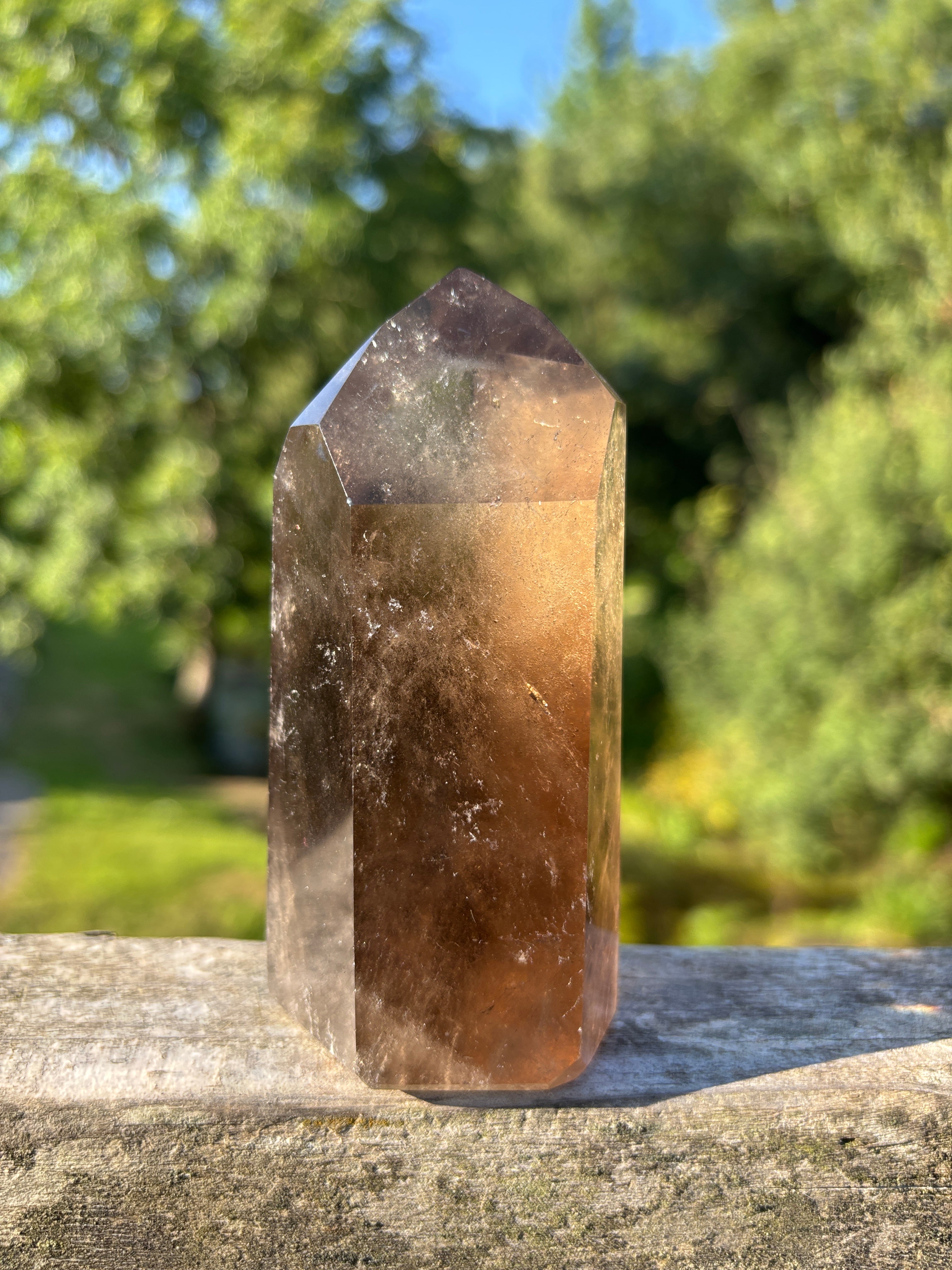 Extra Quality Polished Smoky Quartz Point | Natural Brazilian Crystal Tower | Premium Home Decor Crystal | Collector Mineral Specimen