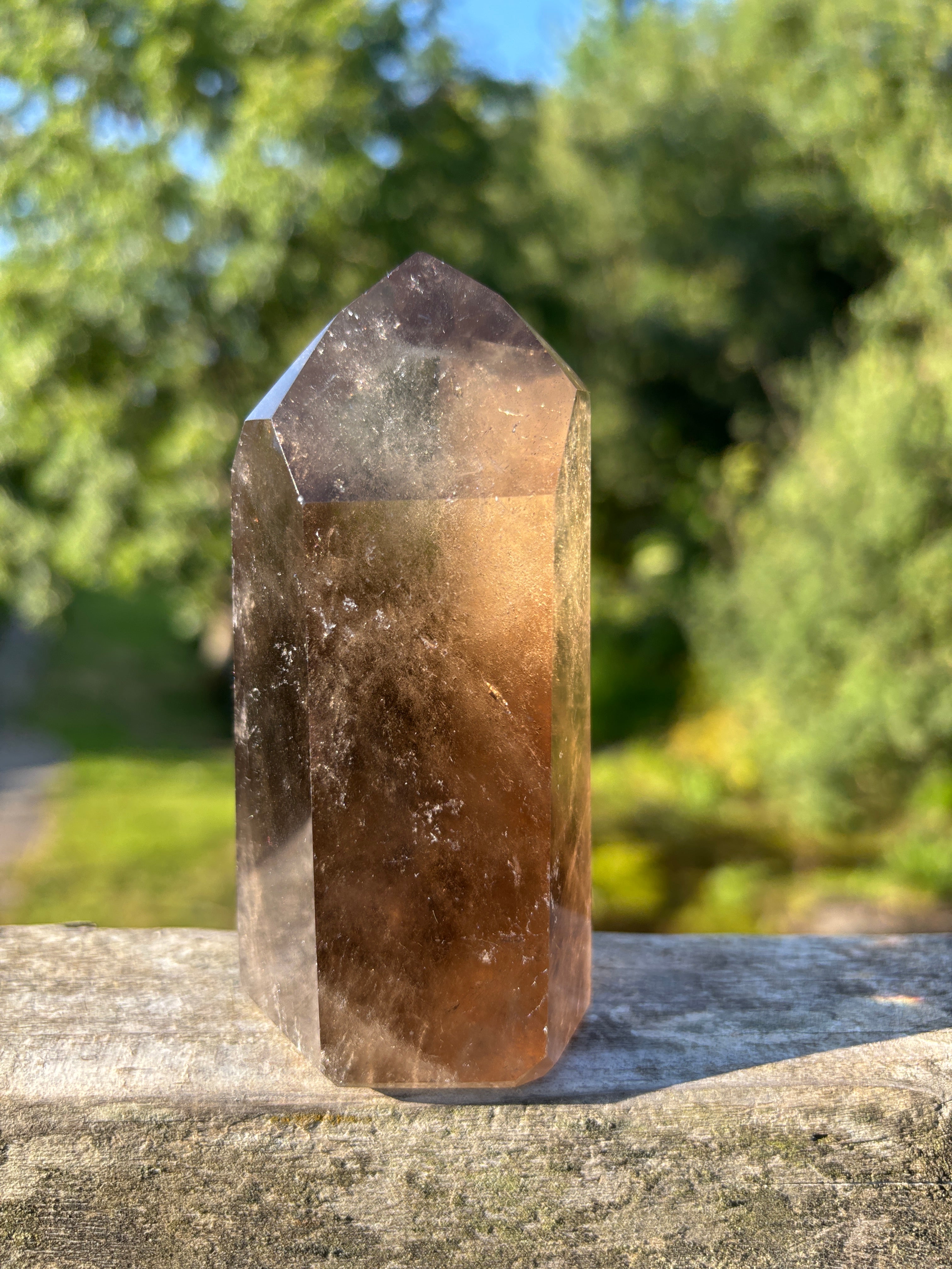 Extra Quality Polished Smoky Quartz Point | Natural Brazilian Crystal Tower | Premium Home Decor Crystal | Collector Mineral Specimen