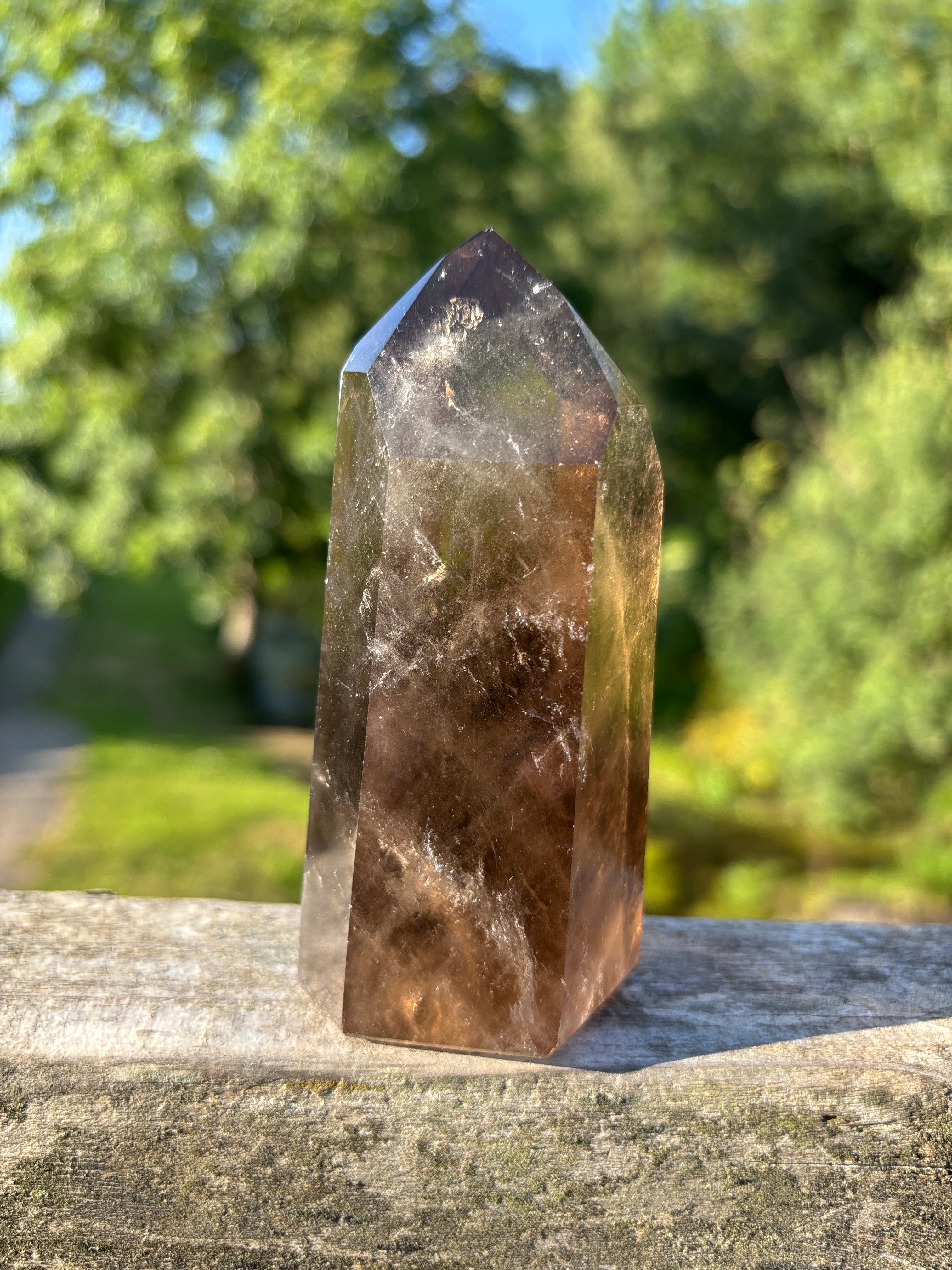 Extra Quality Polished Smoky Quartz Point | Natural Brazilian Crystal Tower | Premium Home Decor Crystal | Collector Mineral Specimen