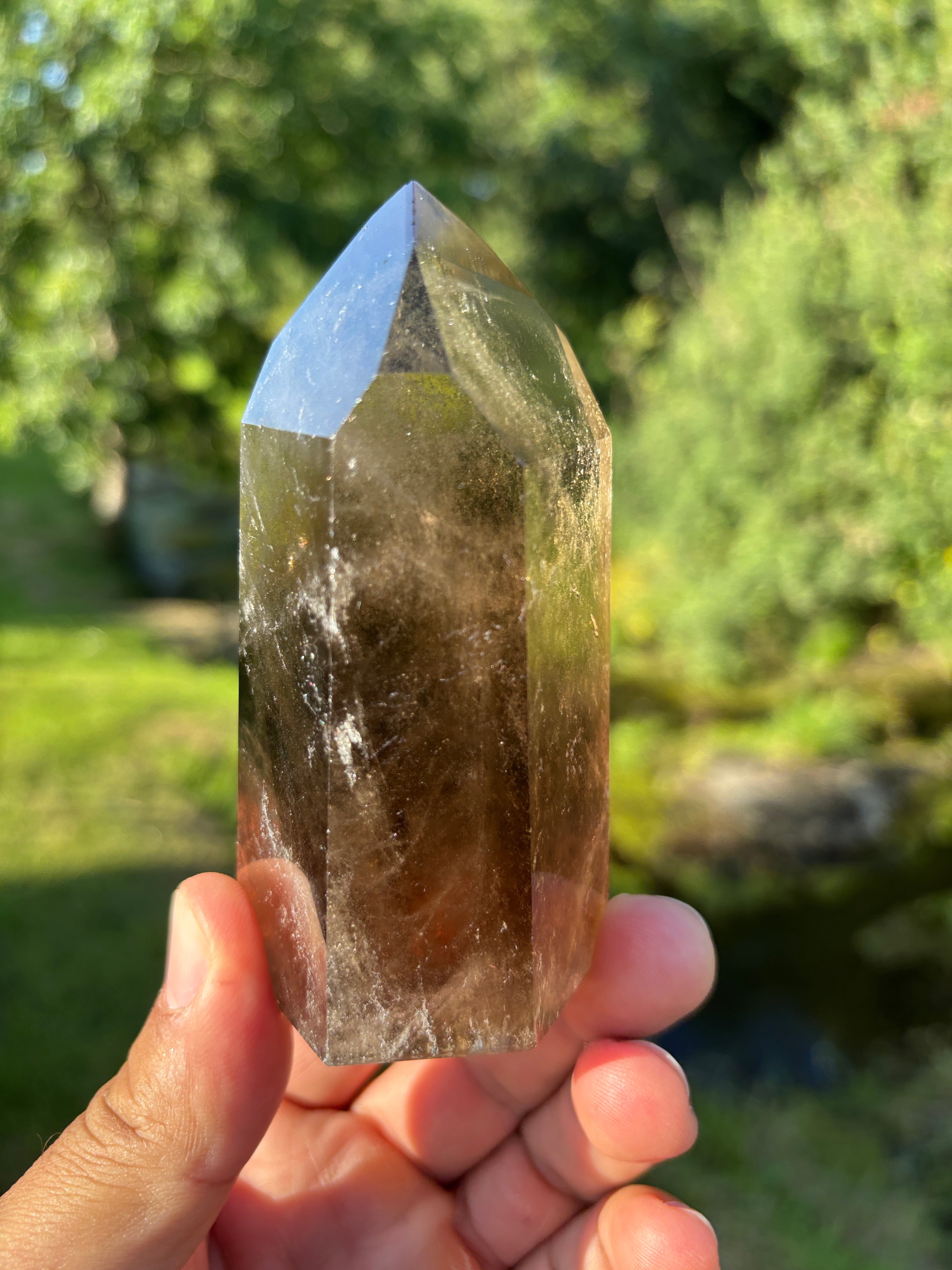 Extra Quality Polished Smoky Quartz Point | Natural Brazilian Crystal Tower | Premium Home Decor Crystal | Collector Mineral Specimen
