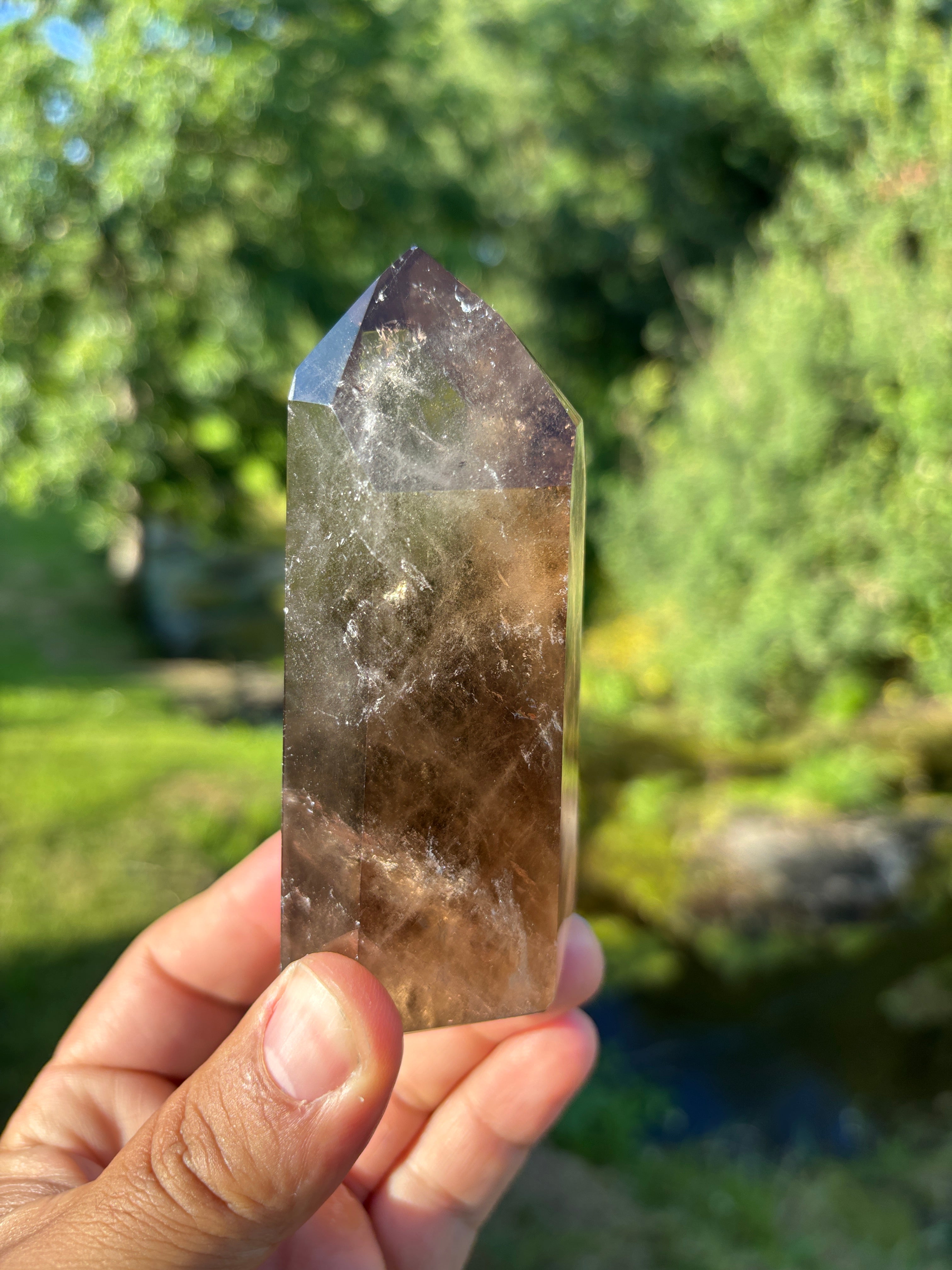 Extra Quality Polished Smoky Quartz Point | Natural Brazilian Crystal Tower | Premium Home Decor Crystal | Collector Mineral Specimen