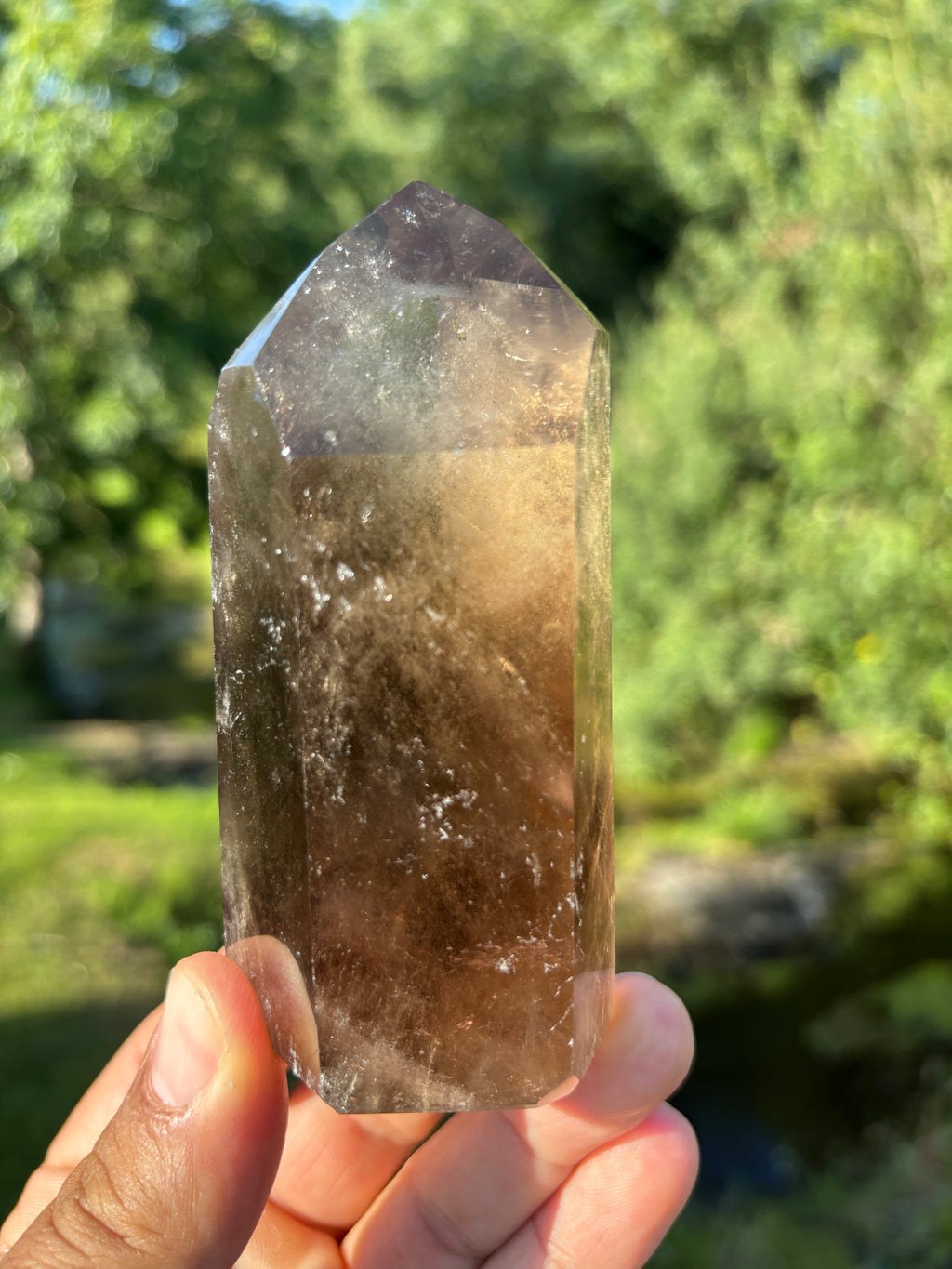 Extra Quality Polished Smoky Quartz Point | Natural Brazilian Crystal Tower | Premium Home Decor Crystal | Collector Mineral Specimen