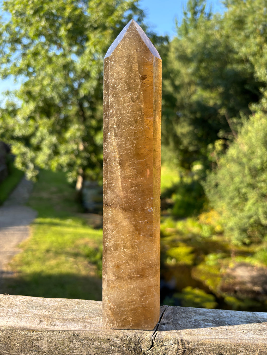 Large Extra Quality Polished Smoky Quartz Point | Natural Brazilian Smoky Crystal Tower | Premium Home Decor Mineral Specimen