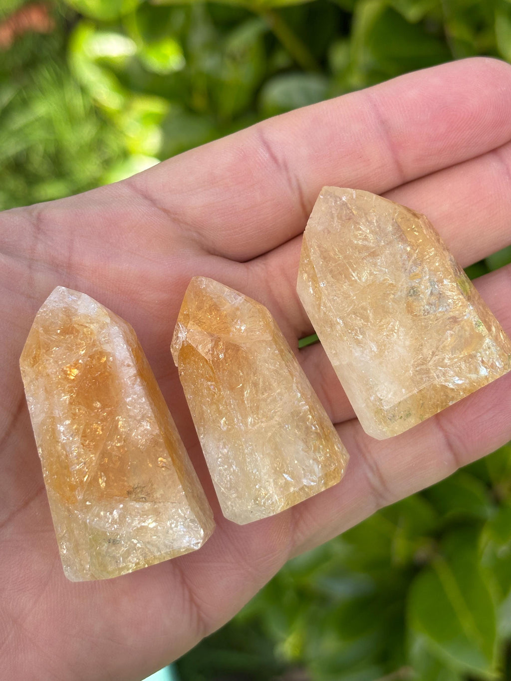 Golden Citrine Point | Polished Abundance Crystal (~50mm)
