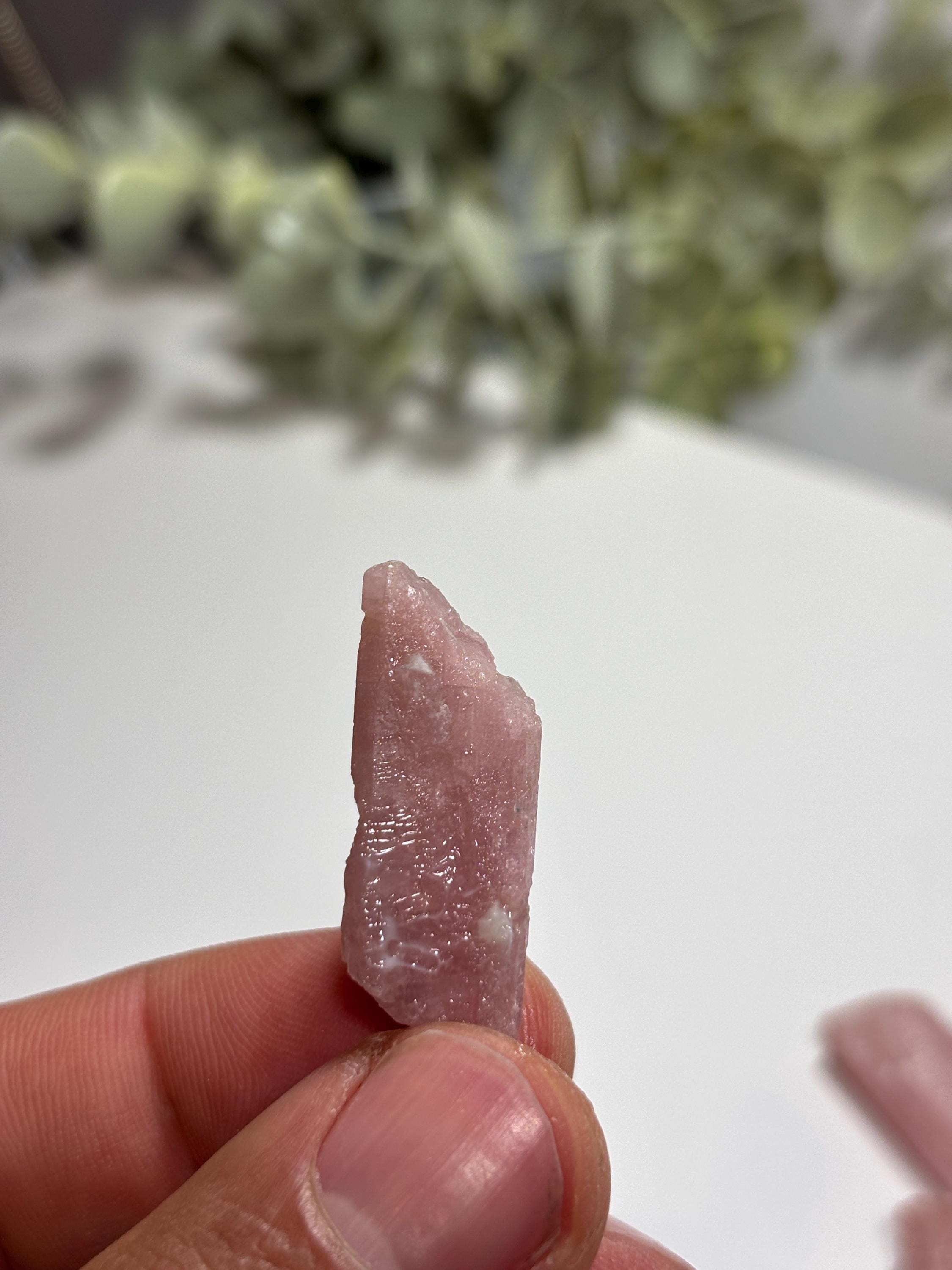 Raw Pink Tourmaline Crystal | Heart Chakra Healing Stone