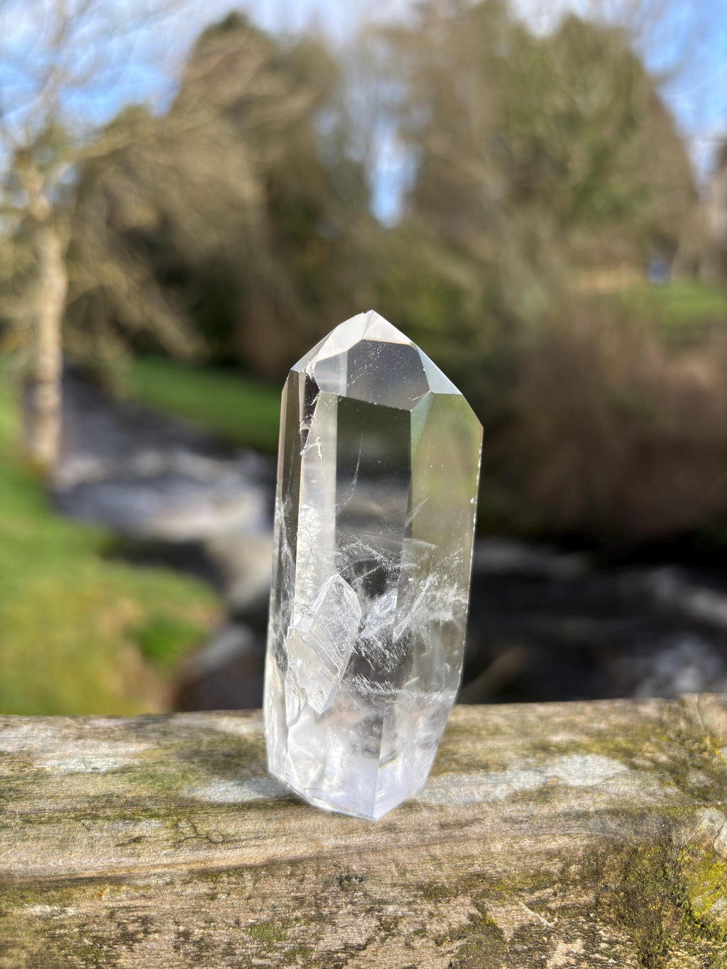 Rare Quartz Point | Internal Finger Crystal, Collector Specimen