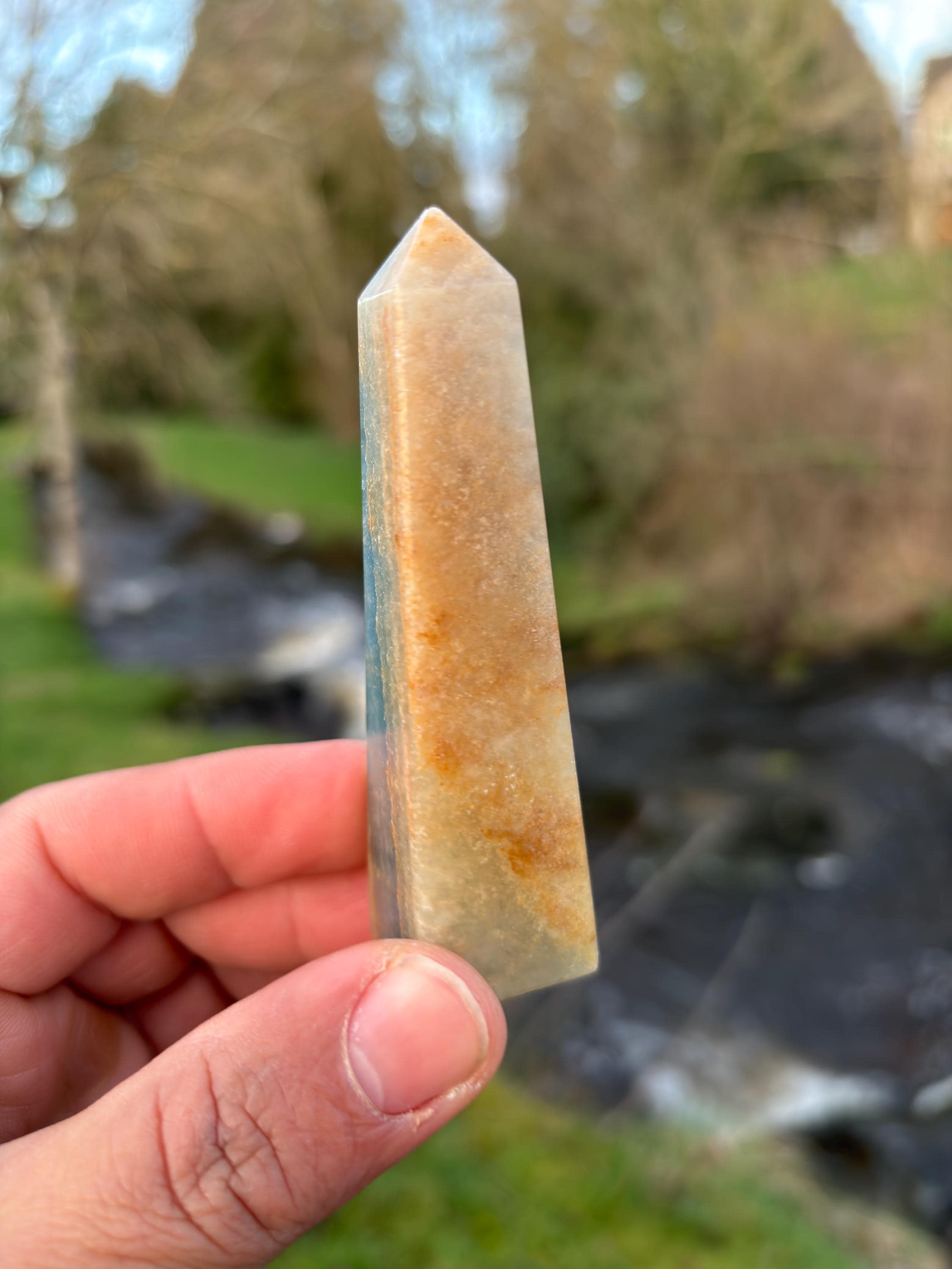 Blue Kyanite Obelisk | Polished Crystal Tower | Throat Chakra Stone | Energy Alignment Crystal | Natural Mineral