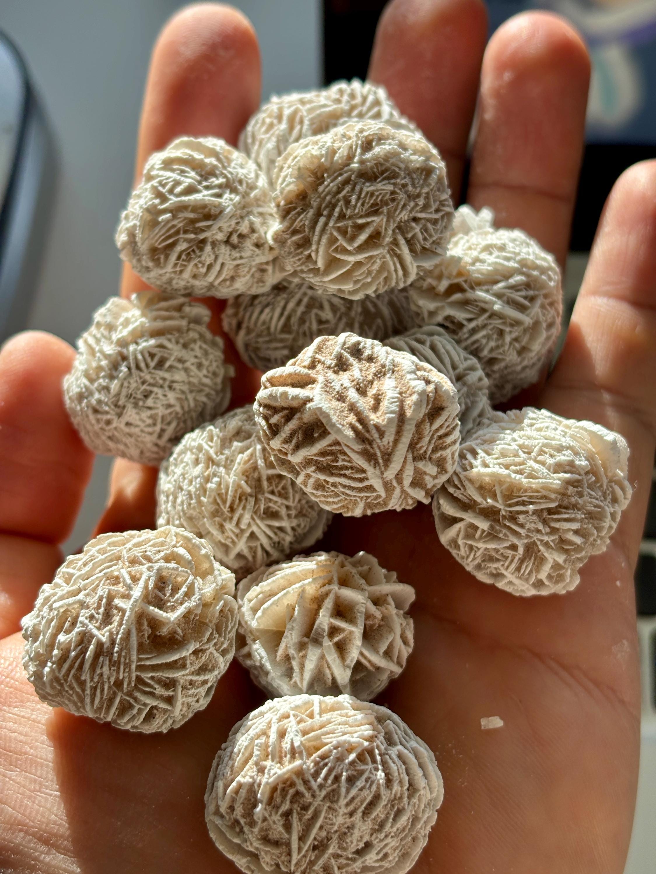 Raw Desert Rose Selenite • Morocco Gypsum Crystal (18g)