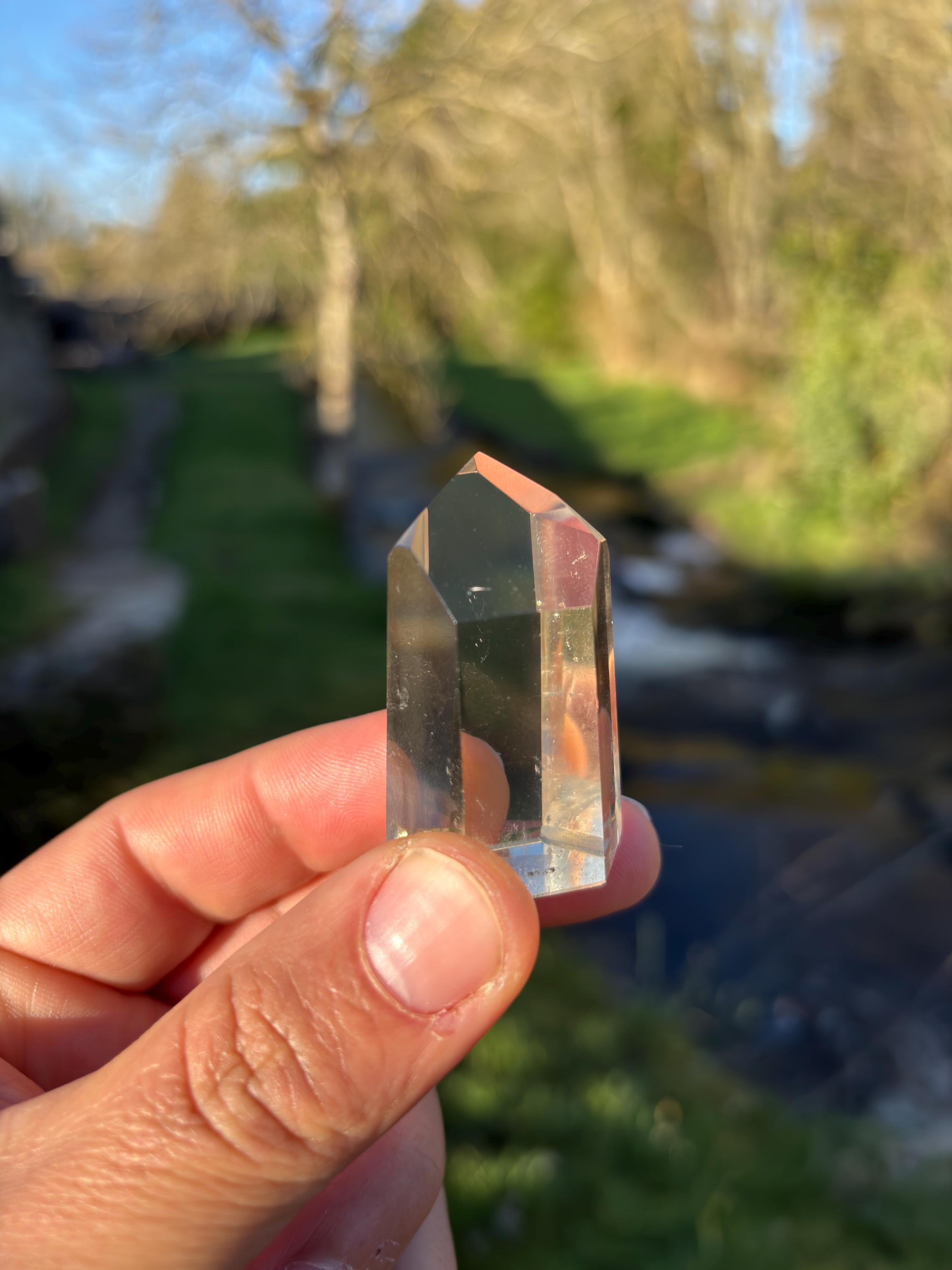 Natural Citrine Polished Point | High Clarity Crystal from Minas Gerais Brazil | Untreated Citrine | Abundance Stone | Healing Crystal