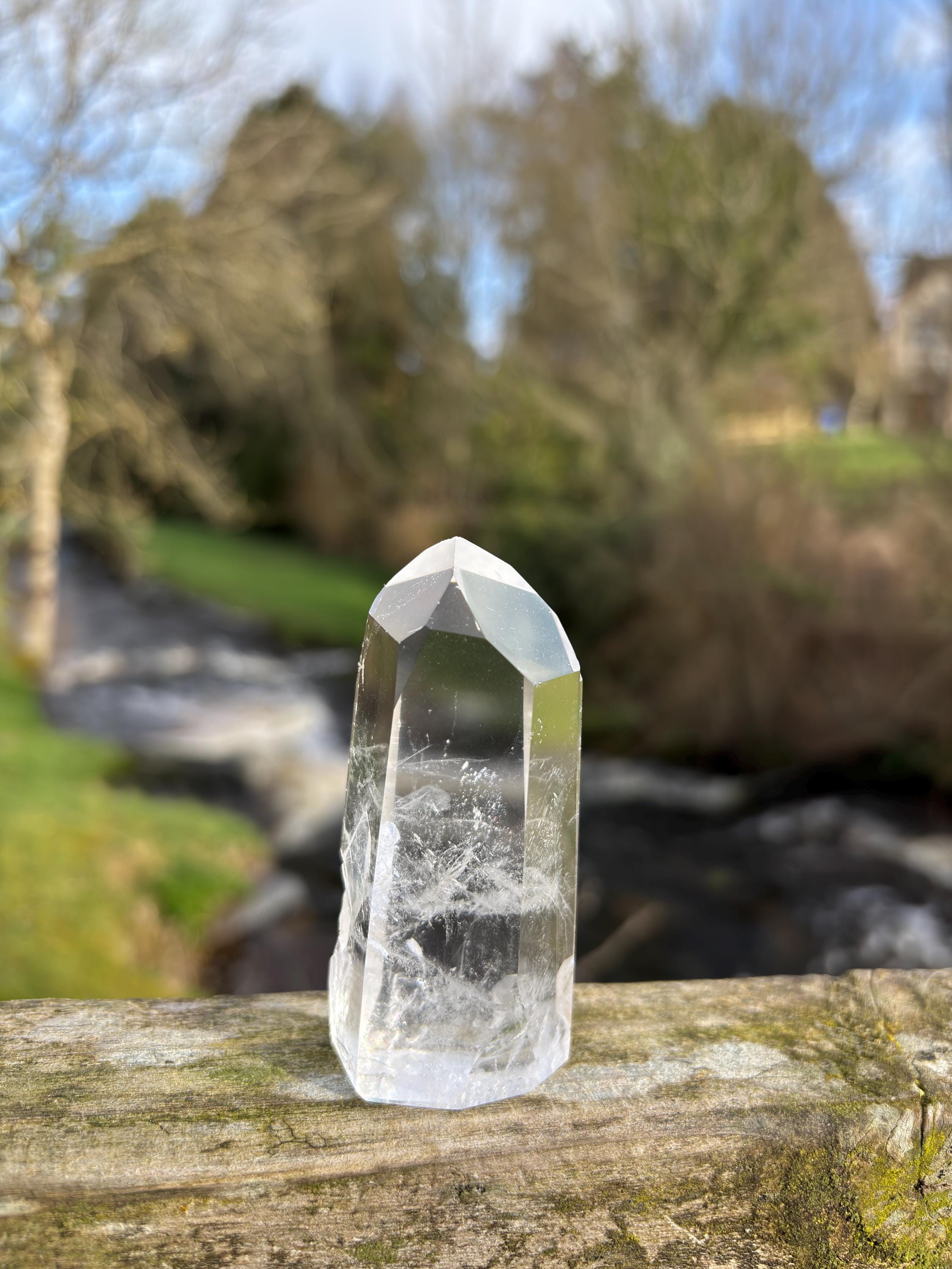 Rare Quartz Point | Internal Finger Crystal, Collector Specimen