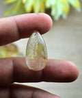 DROP Quartz RUTILE Quality Gem Polished