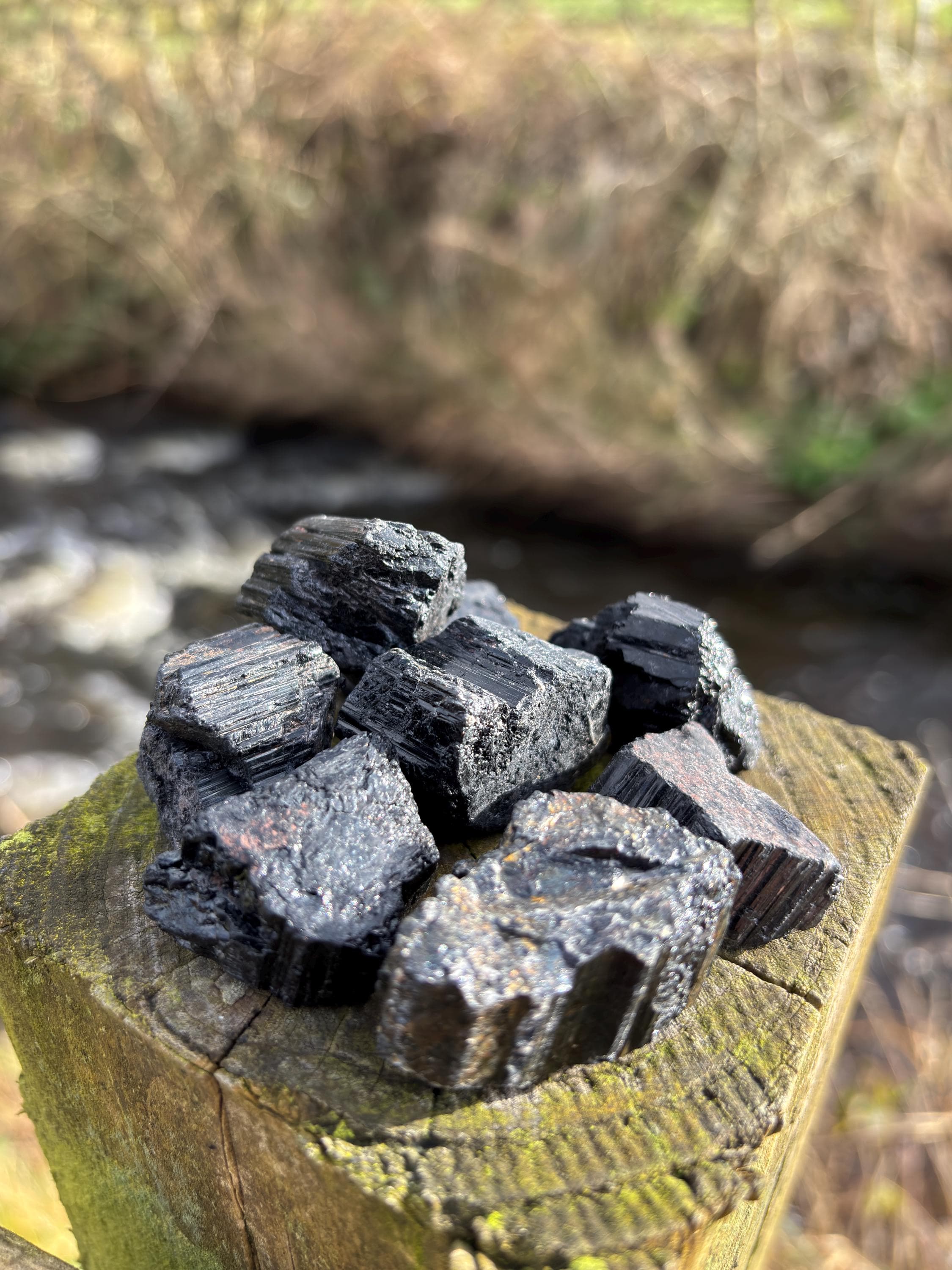Black Tourmaline Rough | Natural Protection Stone | Raw Grounding Crystal | EMF Shielding Mineral