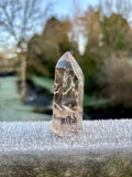 Smoky Quartz Phantom Polished Point | Natural Crystal Tower | Grounding & Protection Stone | High Quality Healing Crystal