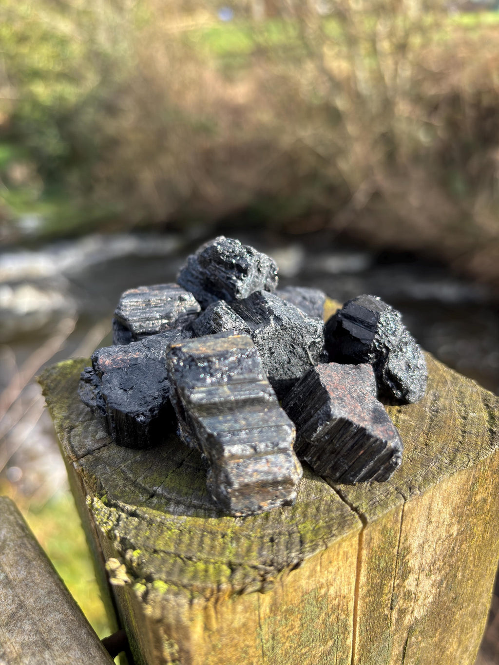 Black Tourmaline Rough | Natural Protection Stone | Raw Grounding Crystal | EMF Shielding Mineral
