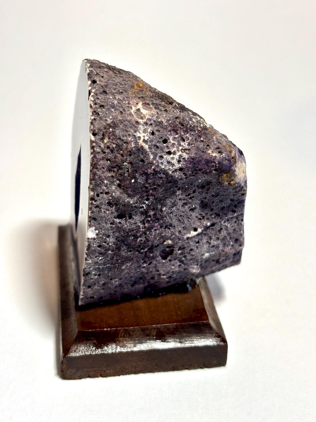 Natural Agate Geode Crystal - Small Polished Geode Display Piece