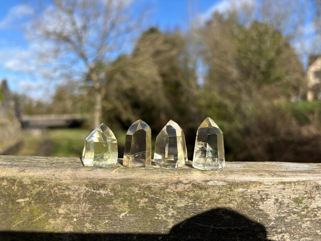 Natural Citrine Point | Mini Polished Crystal, Brazilian Stone