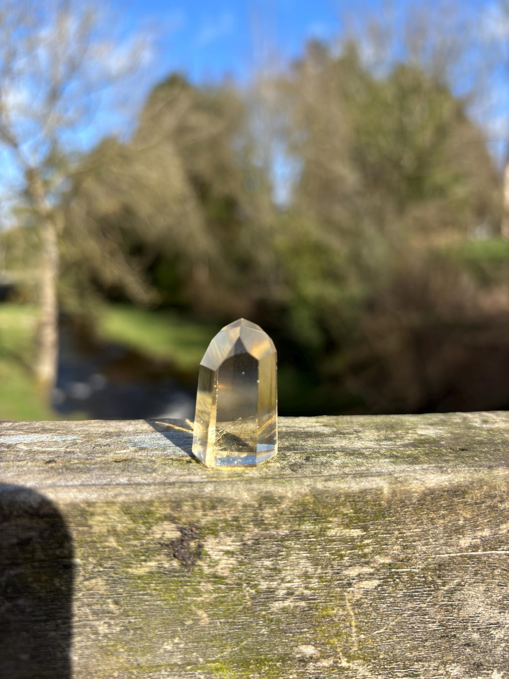 Natural Citrine Point | Mini Polished Crystal, Brazilian Stone