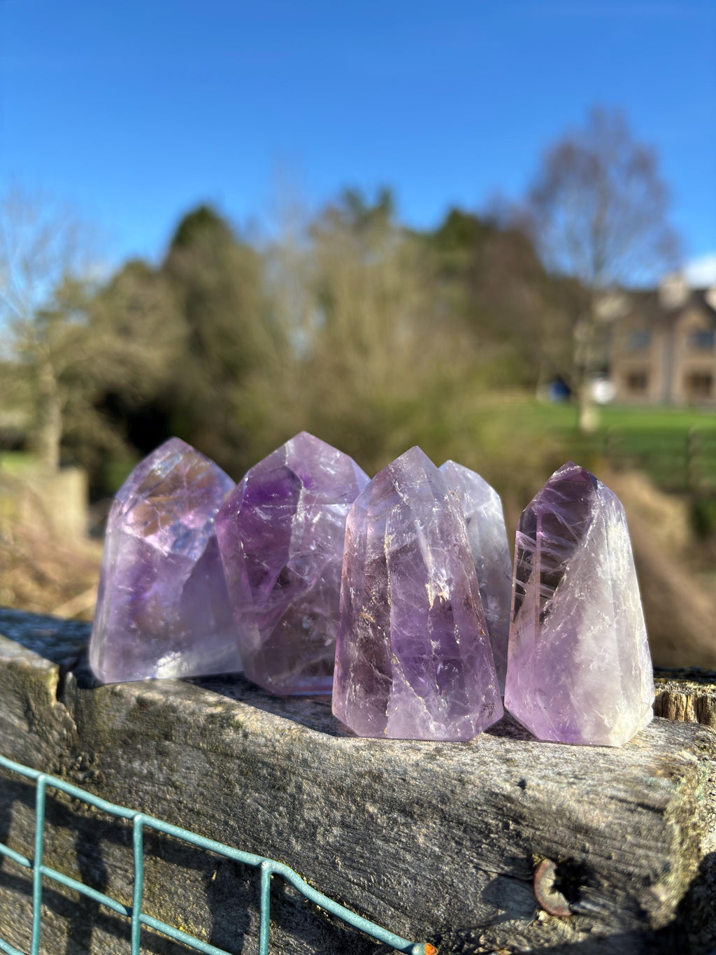 Amethyst Polished Point | Purple Crystal Tower | Healing & Protection Stone | Meditation Crystal | Natural Quartz Decor