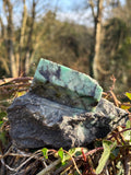 Raw Emerald in Matrix – Collector's Mineral Specimen, Colombia Origin