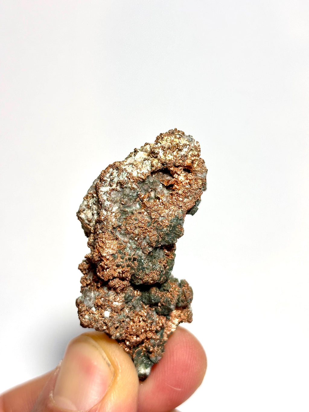 Natural Copper in Matrix Specimen - Michigan Copper Mineral for Collectors & Display
